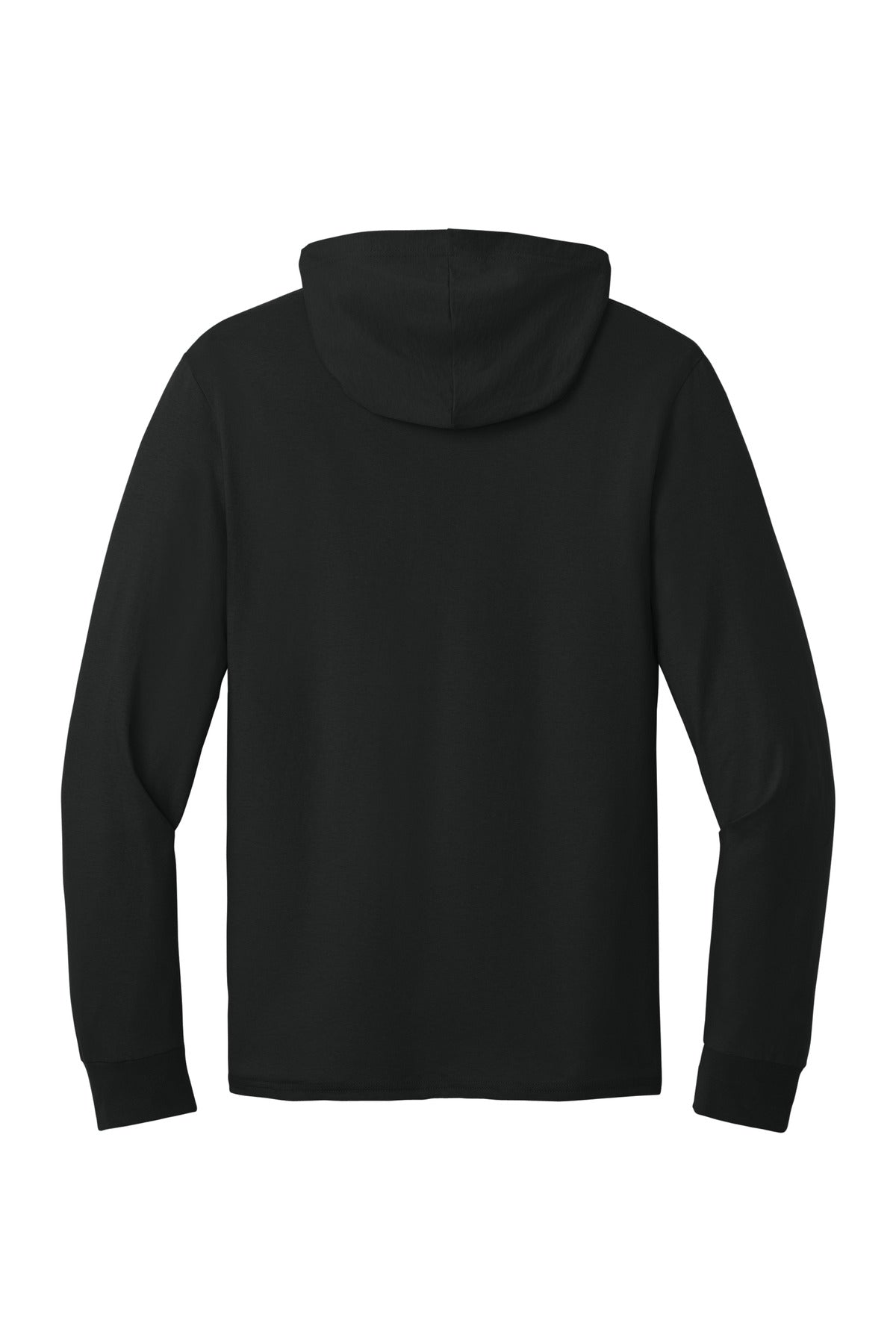 Jerzees Classics Unisex Cotton Long Sleeve Hooded T-Shirt - Black Ink