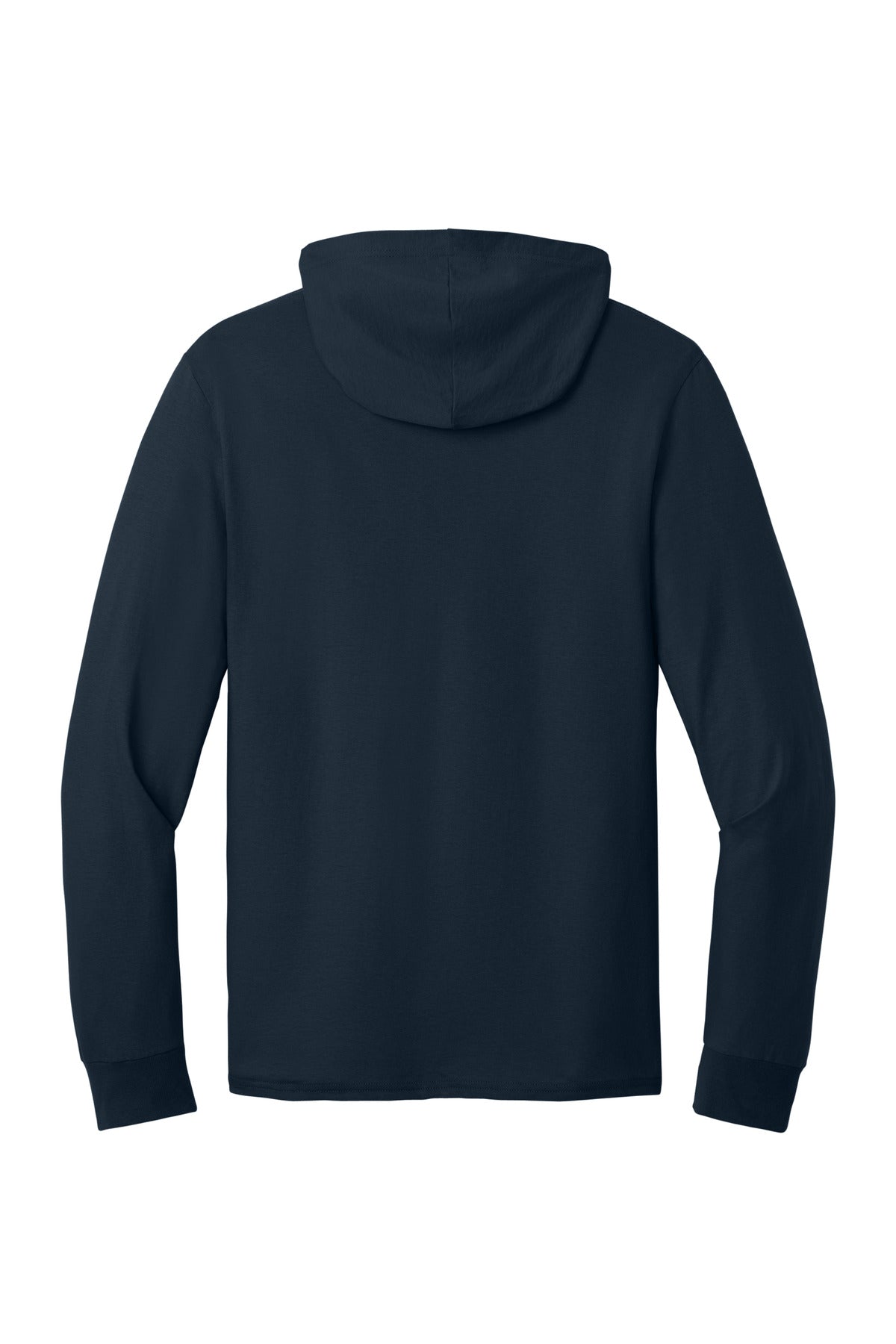 Jerzees Classics Unisex Cotton Long Sleeve Hooded T-Shirt - J. Navy