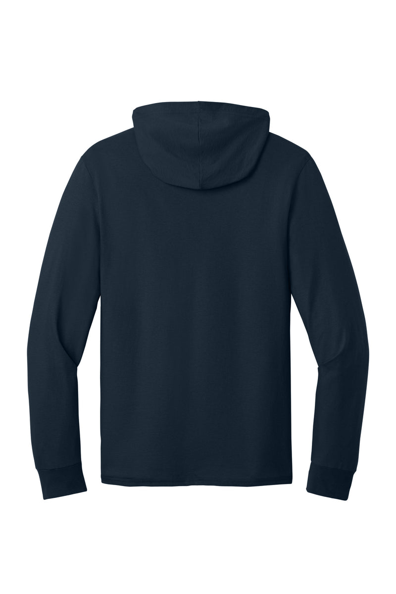 Jerzees Classics Unisex Cotton Long Sleeve Hooded T-Shirt - J. Navy