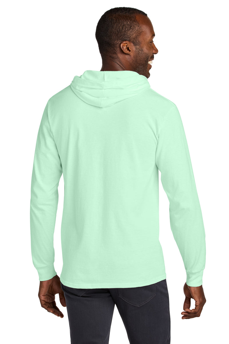 Jerzees Classics Unisex Cotton Long Sleeve Hooded T-Shirt - Mint To Be