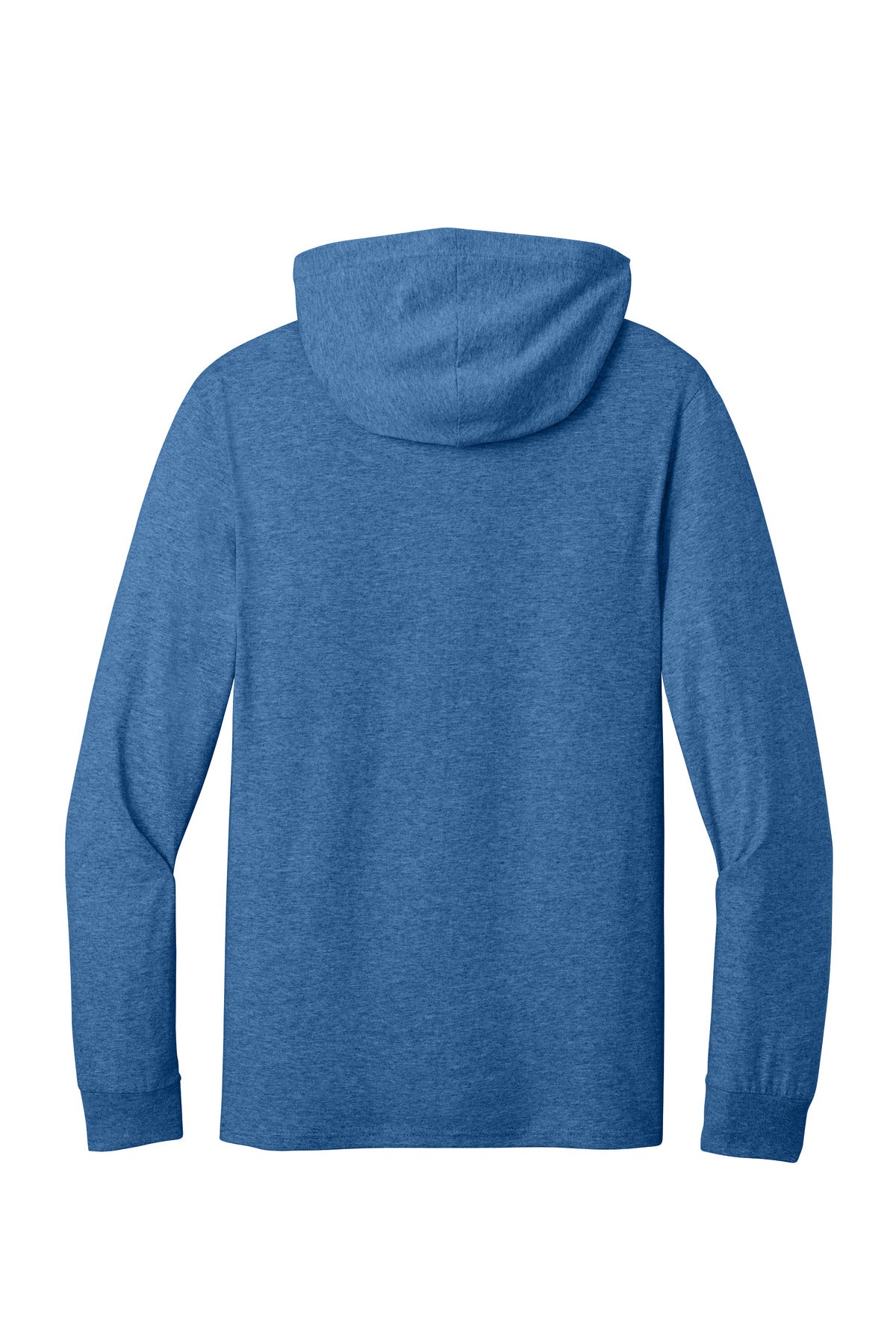 Jerzees Classics Unisex Cotton Long Sleeve Hooded T-Shirt - Retro Heather Royal