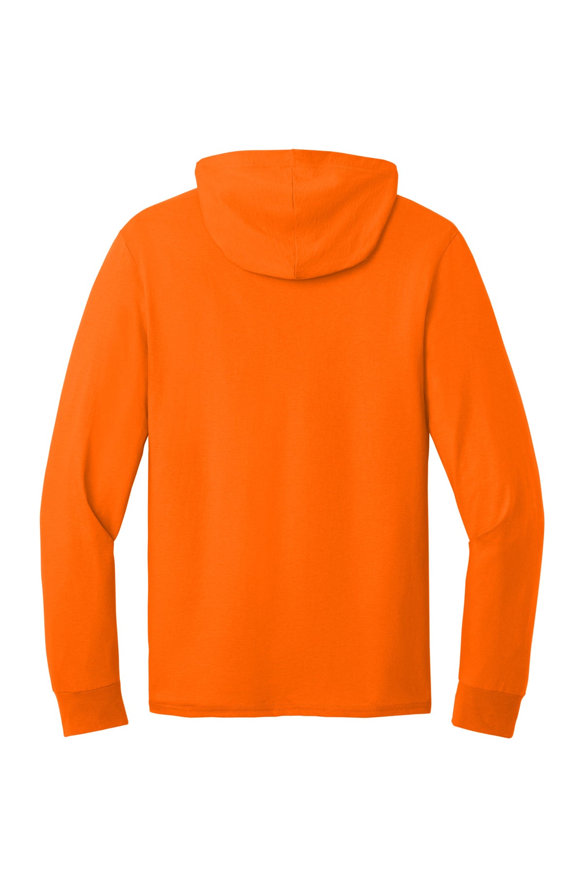 Jerzees Classics Unisex Cotton Long Sleeve Hooded T-Shirt - Safety Orange