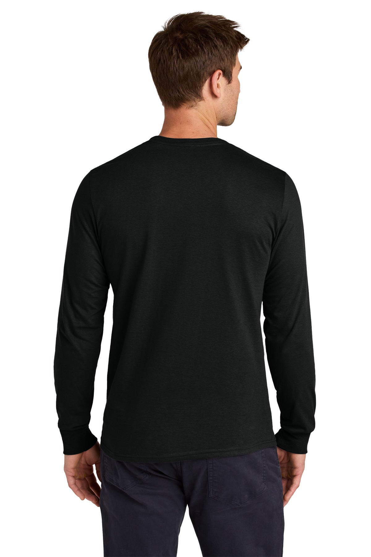 Jerzees Classics Unisex Cotton Long Sleeve T-Shirt - Black Ink