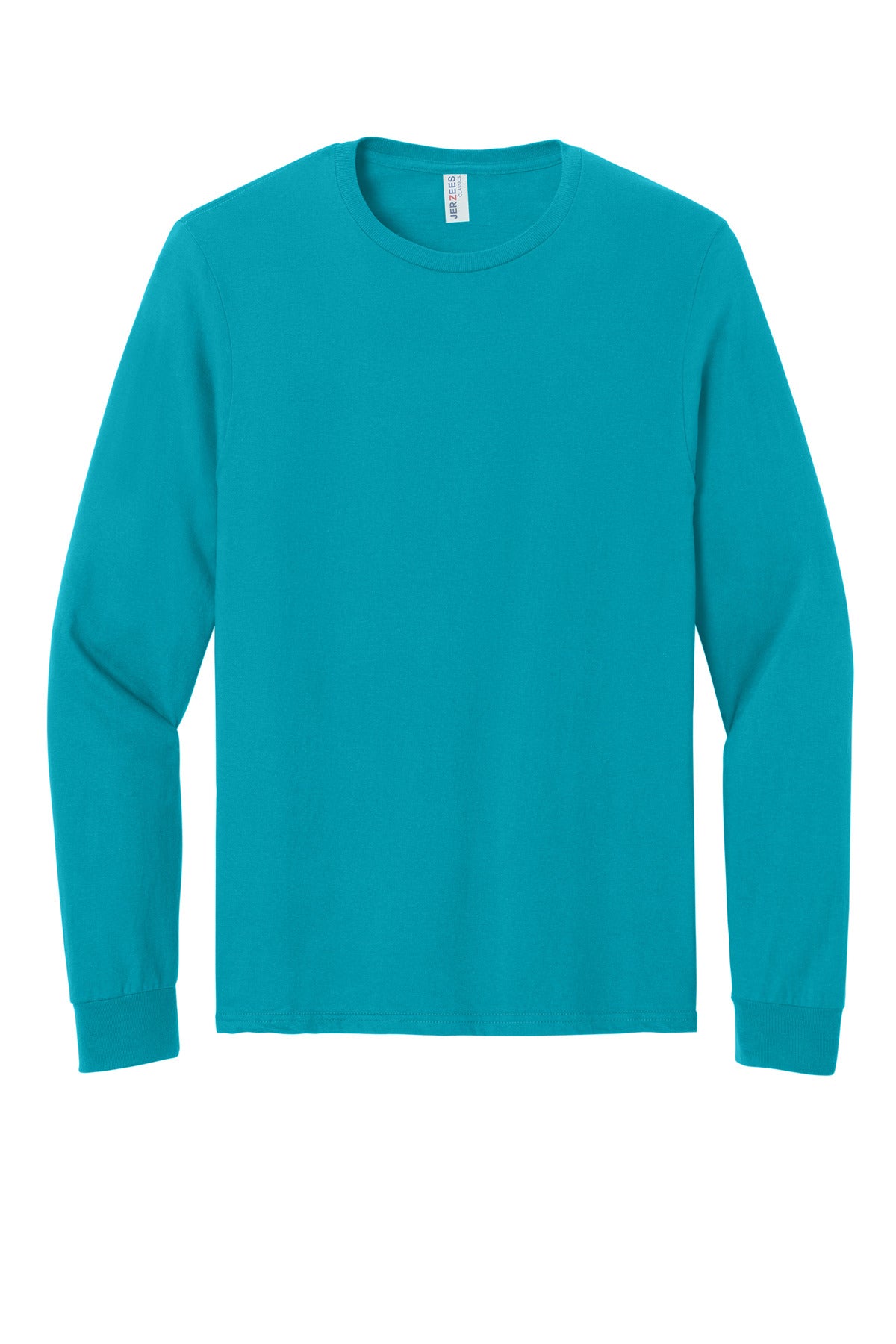 Jerzees Classics Unisex Cotton Long Sleeve T-Shirt - California Blue