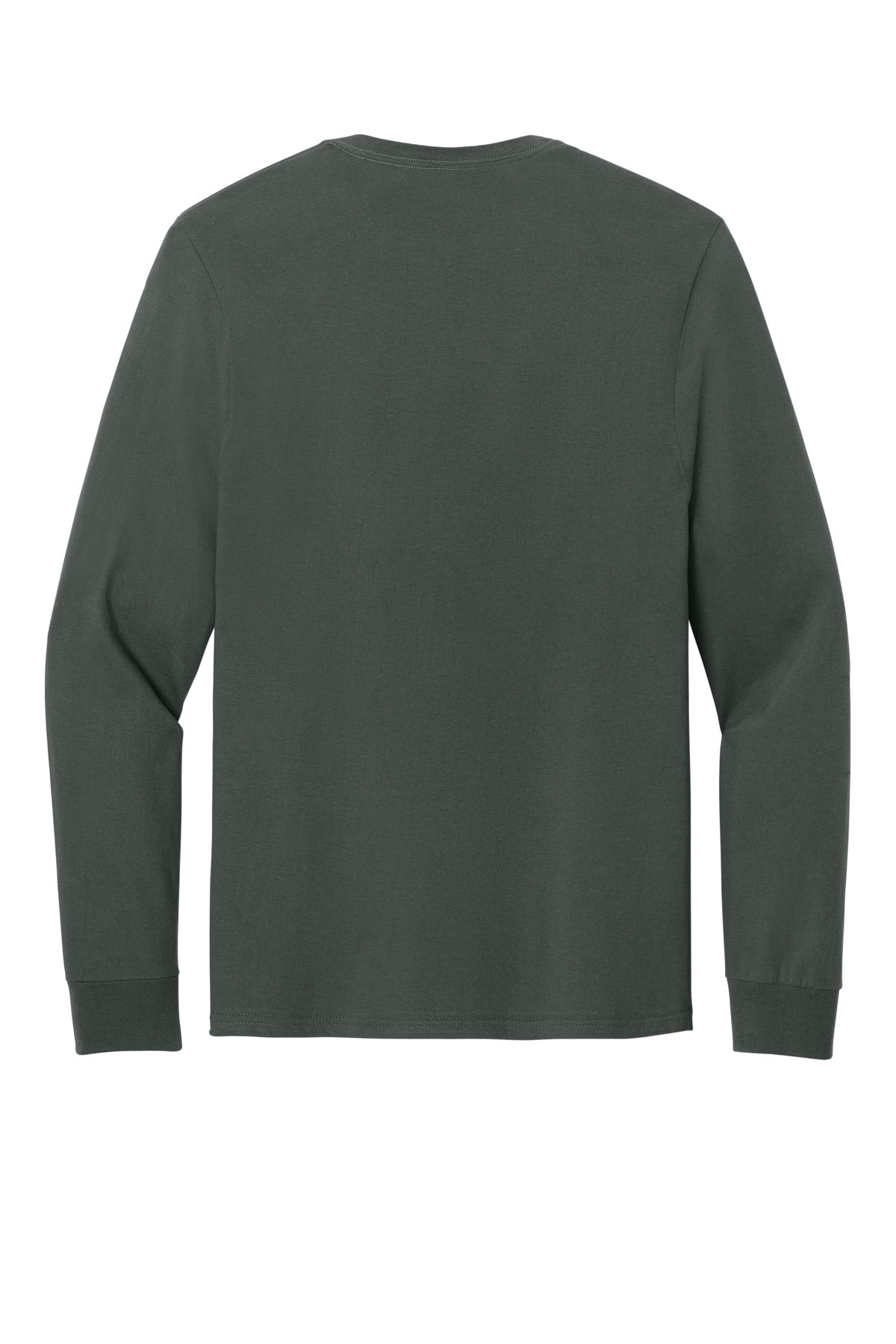 Jerzees Classics Unisex Cotton Long Sleeve T-Shirt - Charcoal Grey