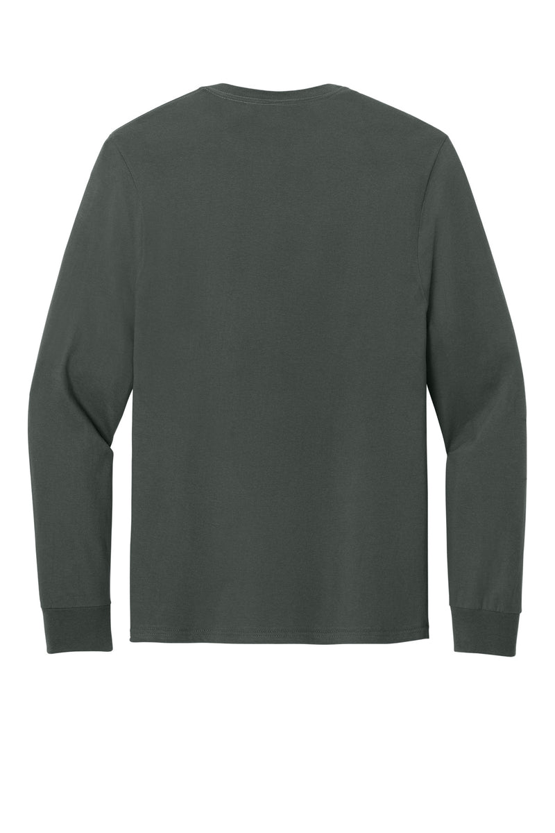 Jerzees Classics Unisex Cotton Long Sleeve T-Shirt - Charcoal Grey