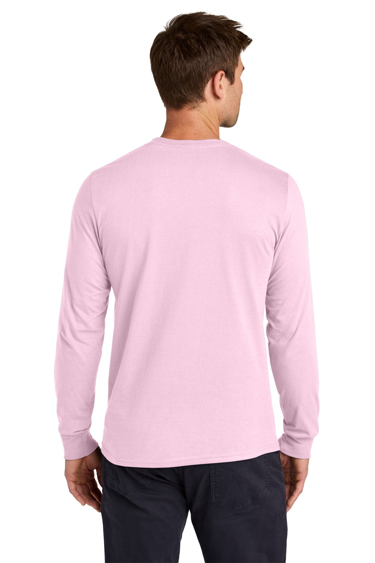 Jerzees Classics Unisex Cotton Long Sleeve T-Shirt - Classic Pink