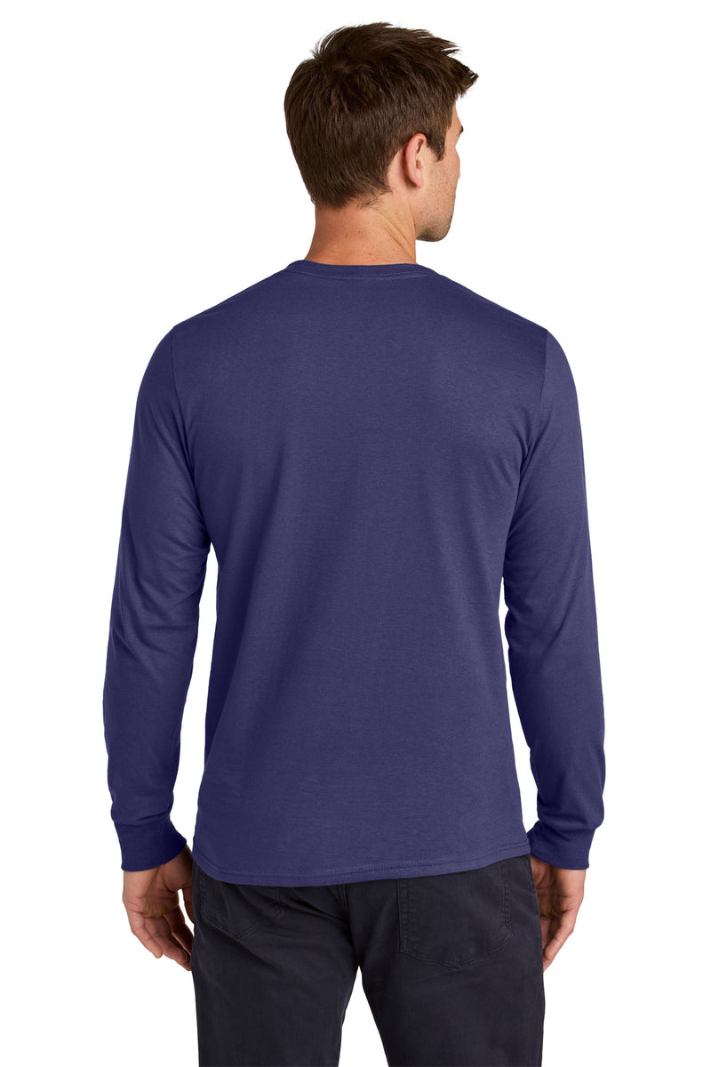 Jerzees Classics Unisex Cotton Long Sleeve T-Shirt - Deep Purple