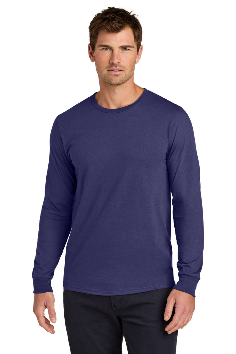 Jerzees Classics Unisex Cotton Long Sleeve T-Shirt - Deep Purple