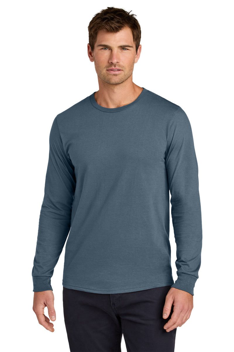 Jerzees Classics Unisex Cotton Long Sleeve T-Shirt - Denim