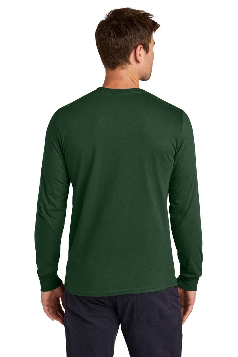 Jerzees Classics Unisex Cotton Long Sleeve T-Shirt - Forest Green