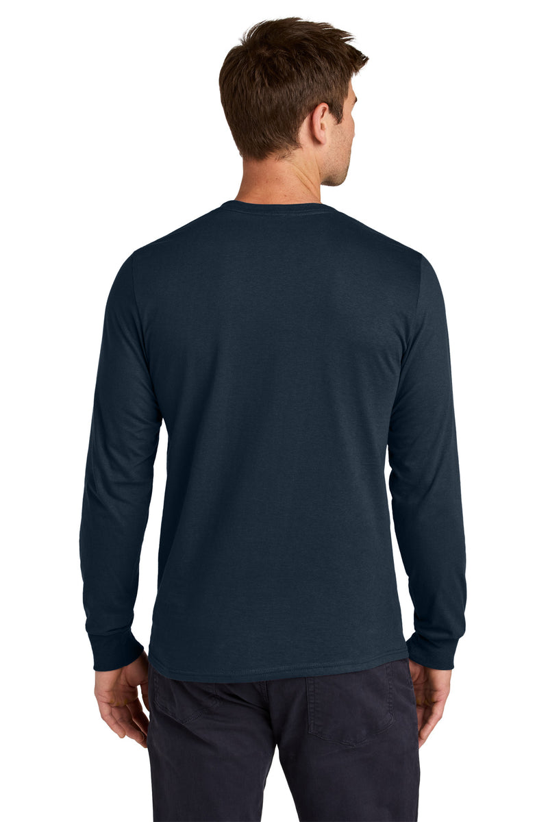 Jerzees Classics Unisex Cotton Long Sleeve T-Shirt - J. Navy