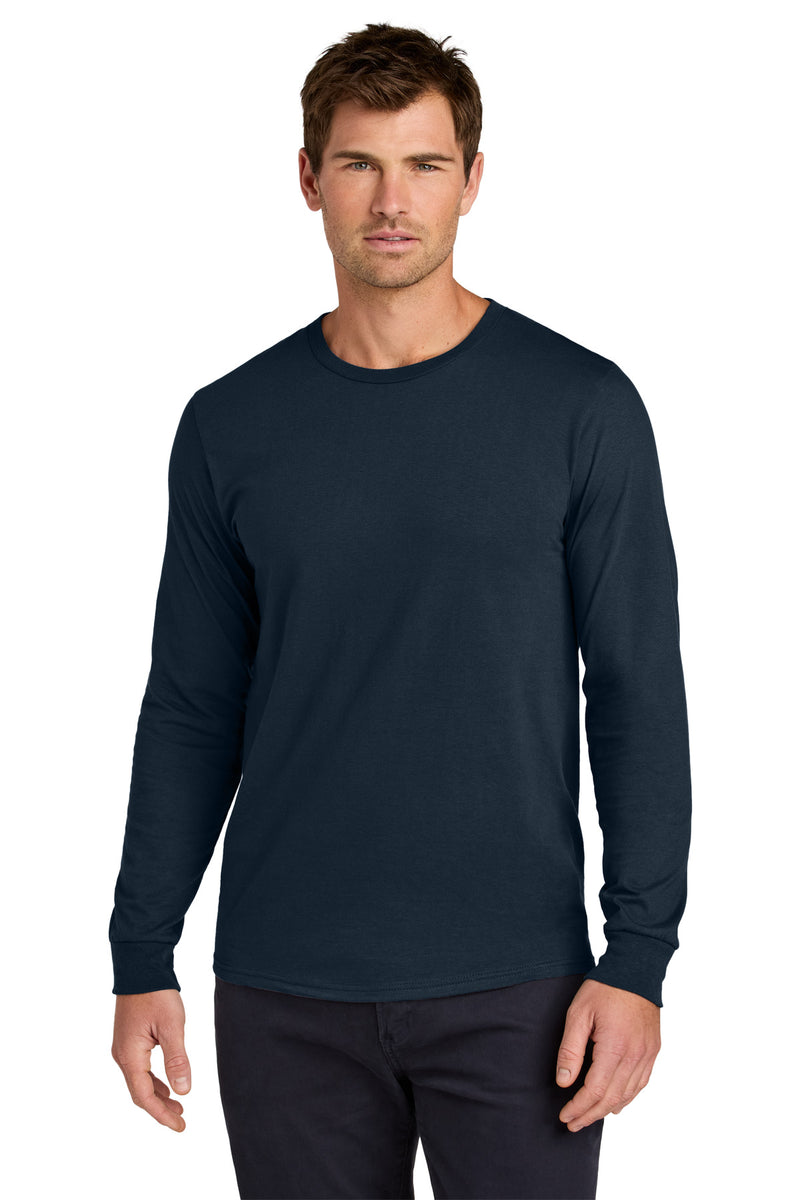 Jerzees Classics Unisex Cotton Long Sleeve T-Shirt - J. Navy
