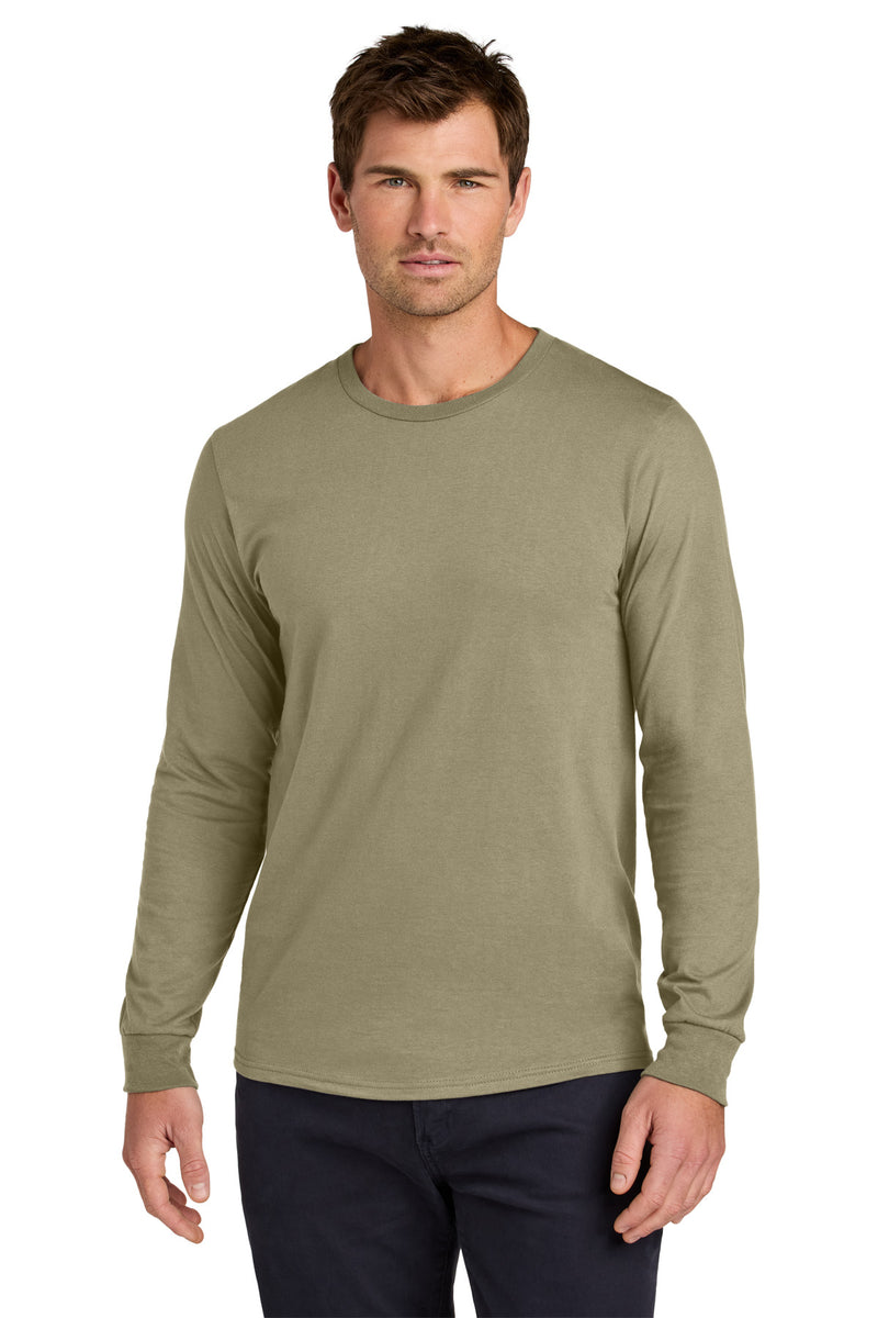 Jerzees Classics Unisex Cotton Long Sleeve T-Shirt - Khaki