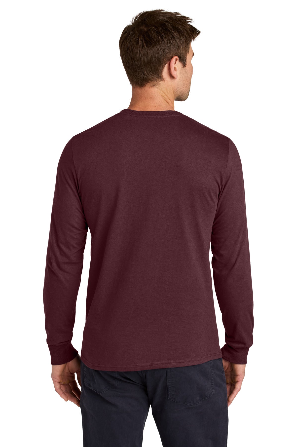 Jerzees Classics Unisex Cotton Long Sleeve T-Shirt - Maroon
