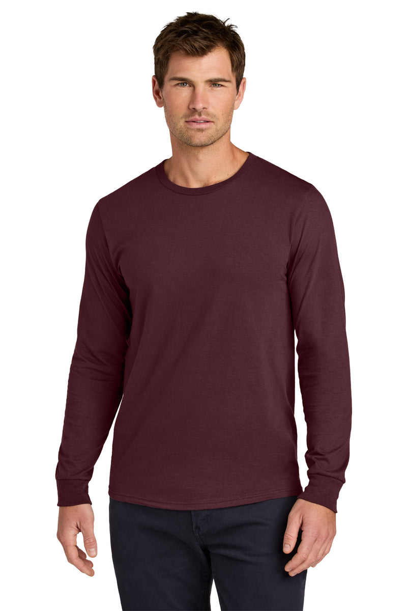 Jerzees Classics Unisex Cotton Long Sleeve T-Shirt - Maroon