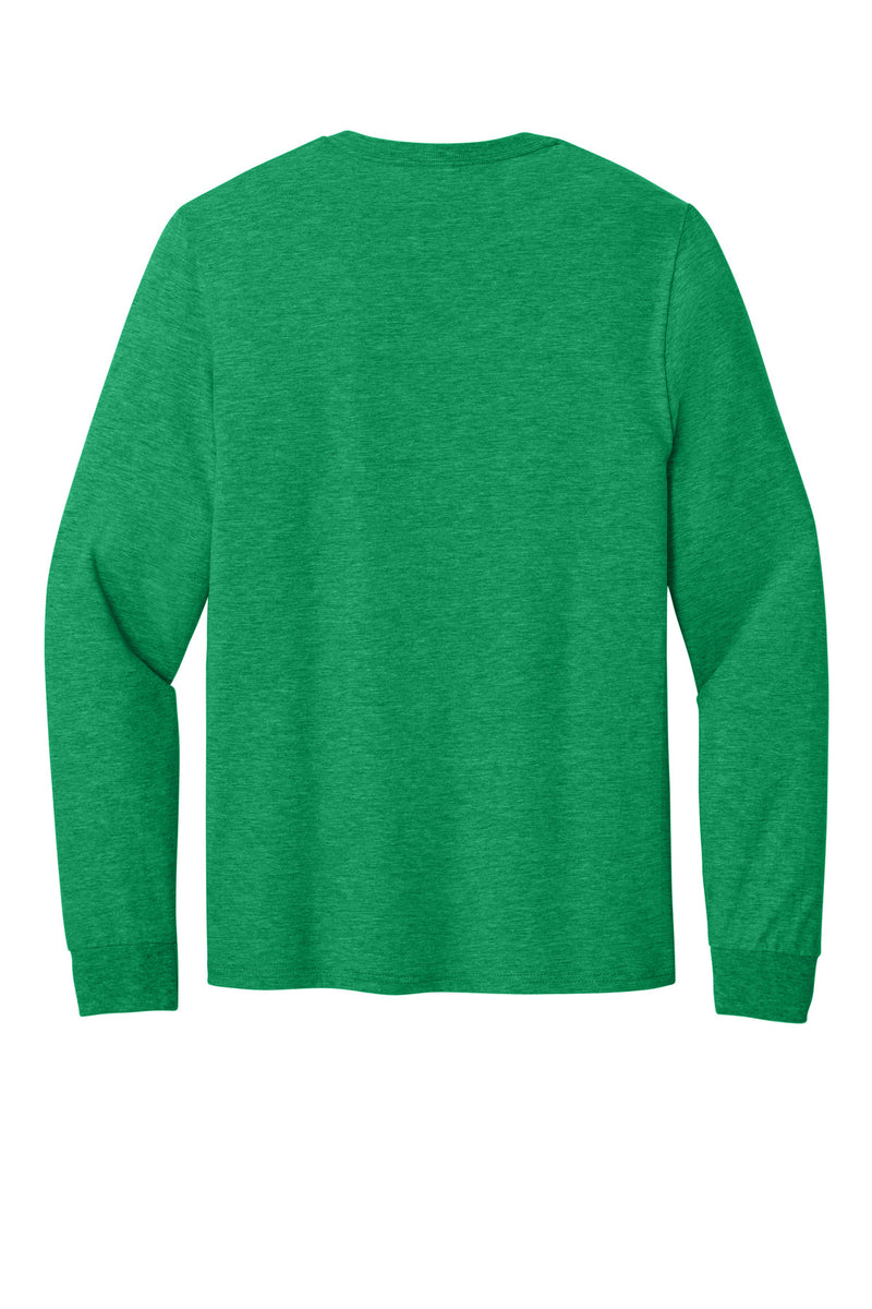Jerzees Classics Unisex Cotton Long Sleeve T-Shirt - Retro Heather Green