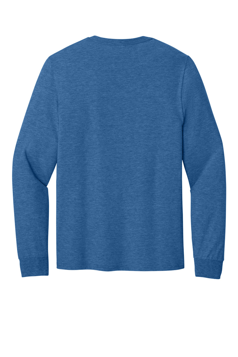 Jerzees Classics Unisex Cotton Long Sleeve T-Shirt - Retro Heather Royal