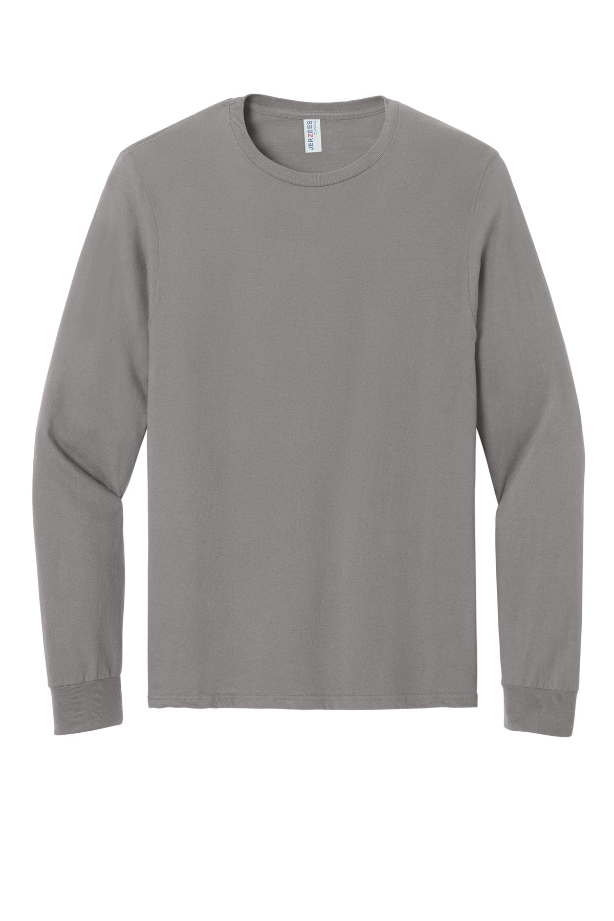 Jerzees Classics Unisex Cotton Long Sleeve T-Shirt - Rock