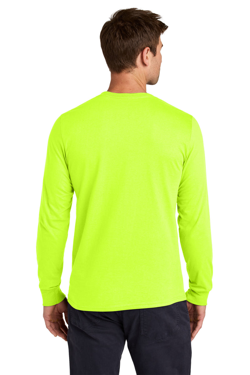 Jerzees Classics Unisex Cotton Long Sleeve T-Shirt - Safety Green