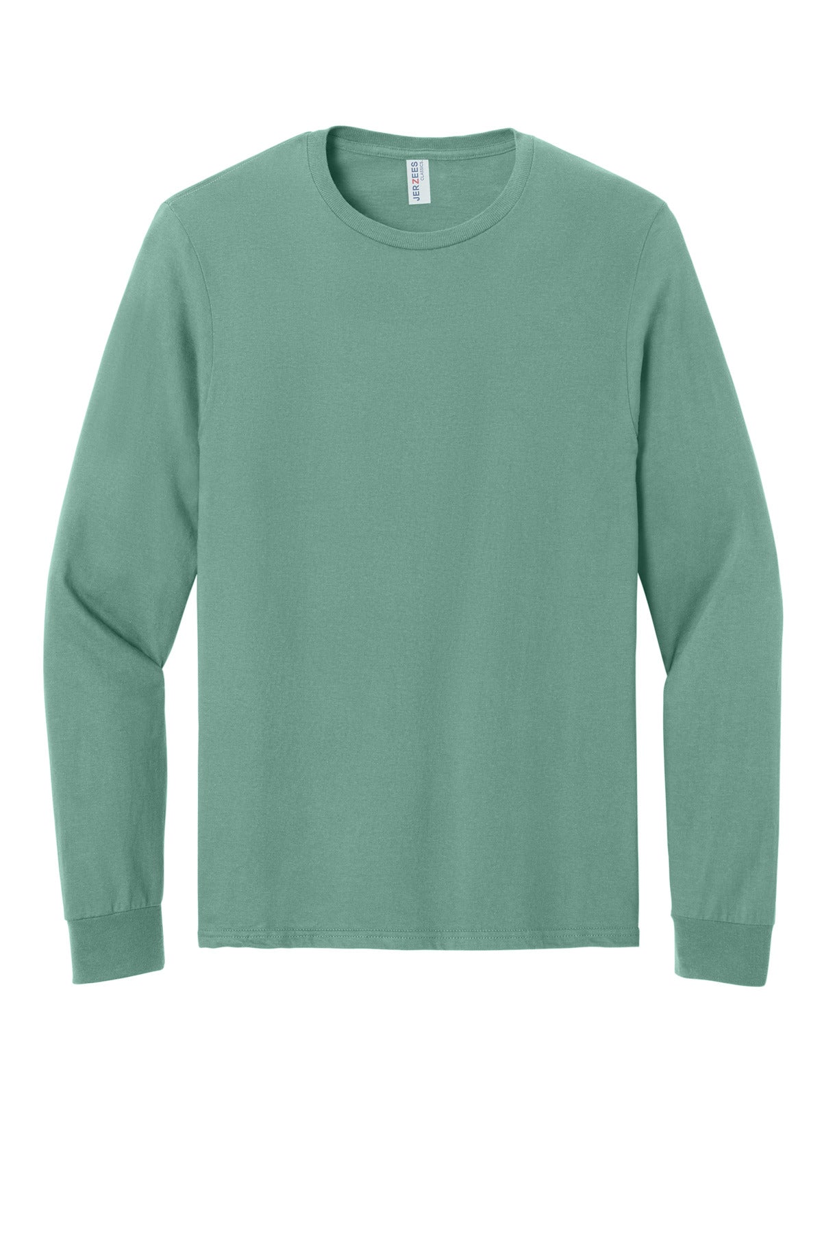 Jerzees Classics Unisex Cotton Long Sleeve T-Shirt - Sage