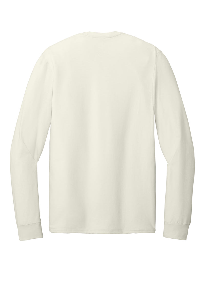 Jerzees Classics Unisex Cotton Long Sleeve T-Shirt - Sweet Cream Heather