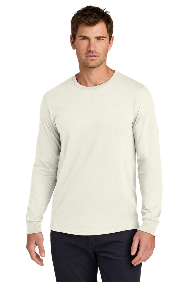 Jerzees Classics Unisex Cotton Long Sleeve T-Shirt - Sweet Cream Heather