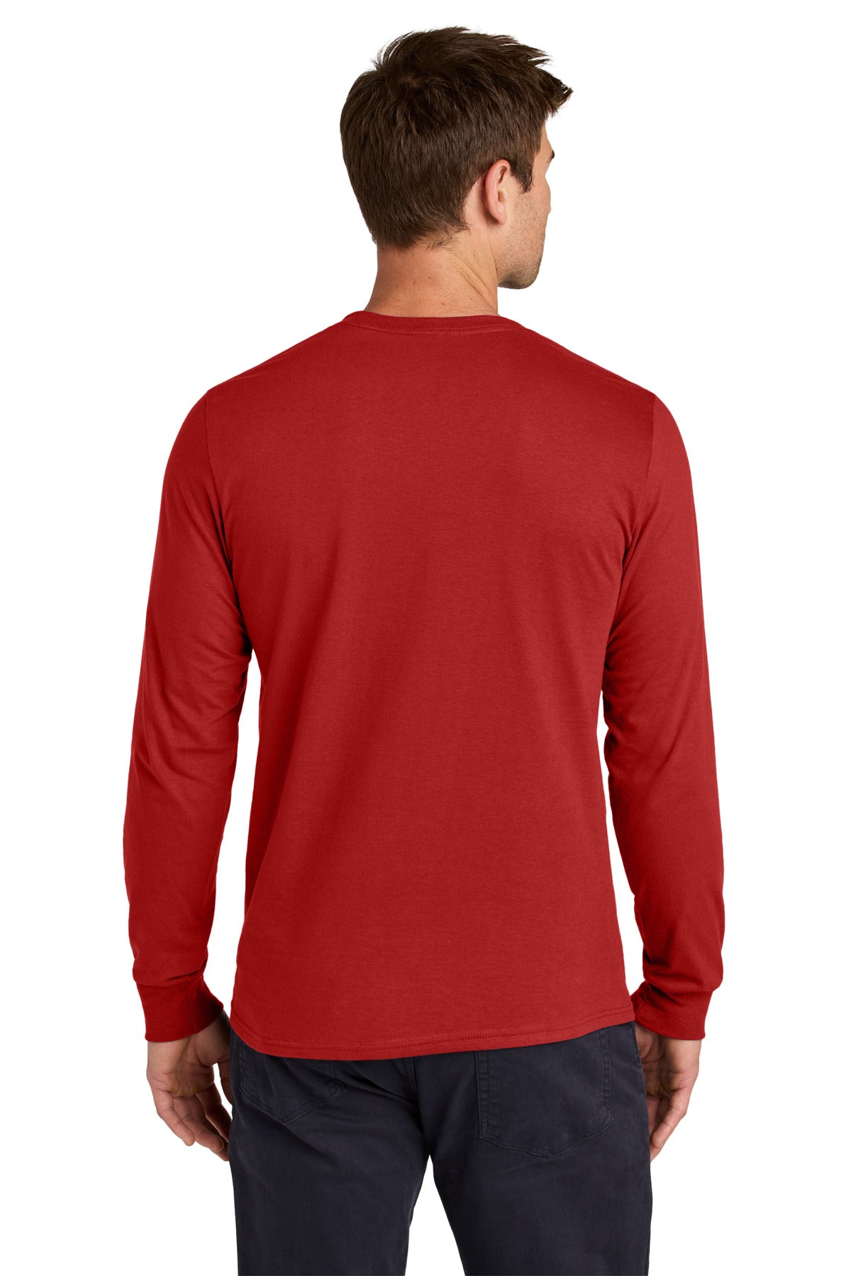 Jerzees Classics Unisex Cotton Long Sleeve T-Shirt - True Red