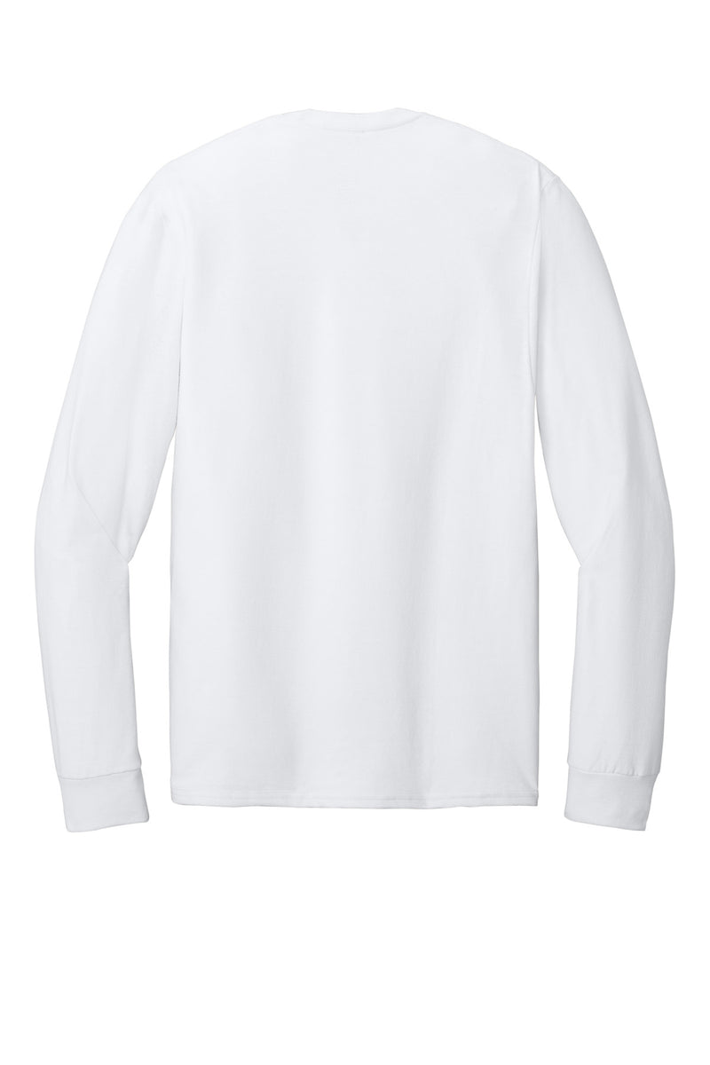 Jerzees Classics Unisex Cotton Long Sleeve T-Shirt - White