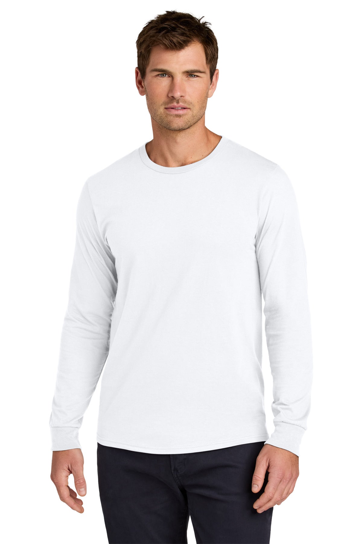 Jerzees Classics Unisex Cotton Long Sleeve T-Shirt - White