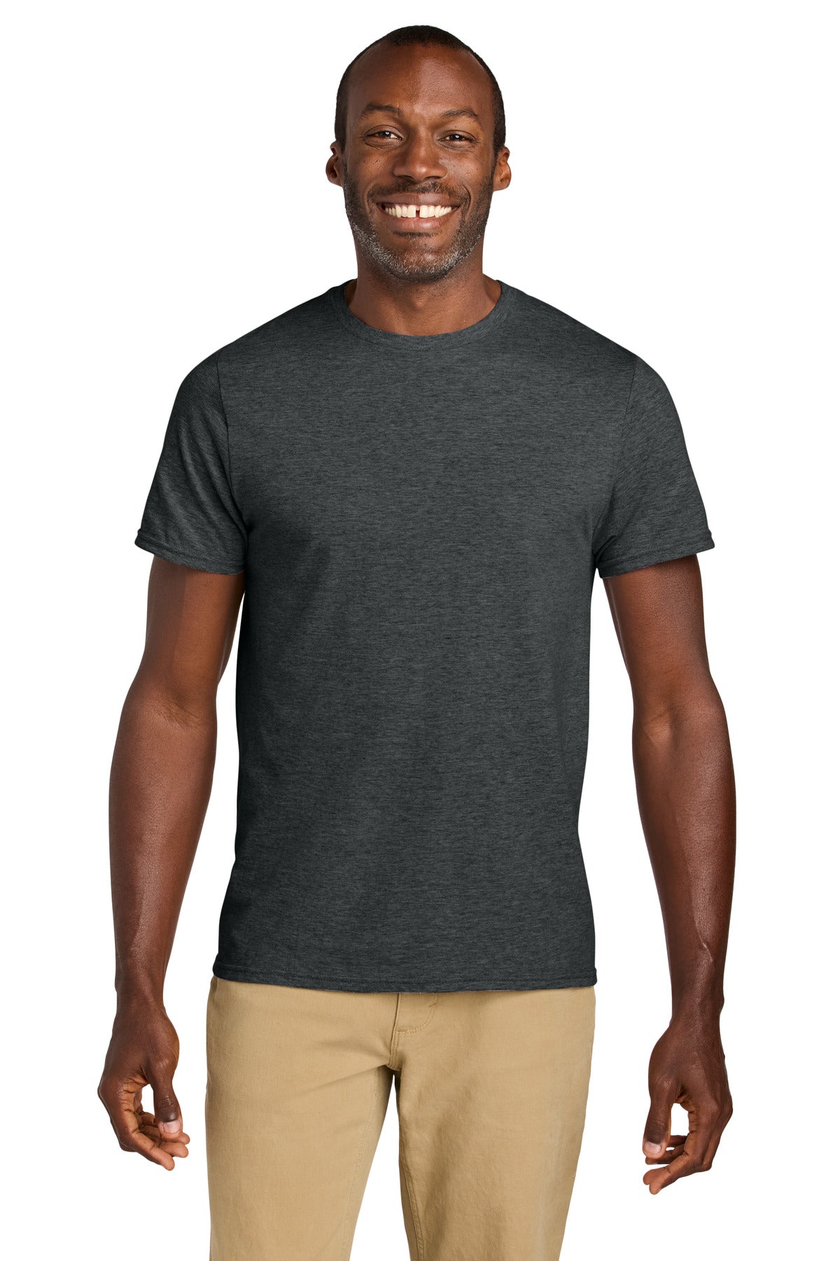 Jerzees Classics Unisex Cotton T-Shirt - Black Heather