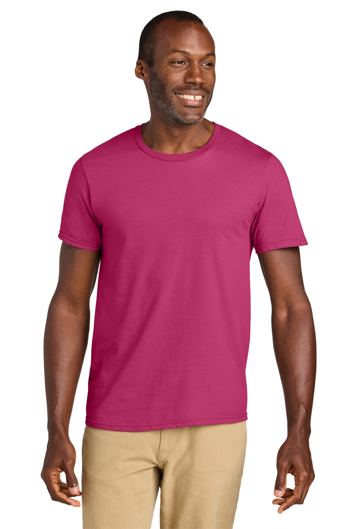 Jerzees Classics Unisex Cotton T-Shirt - Cyber Pink