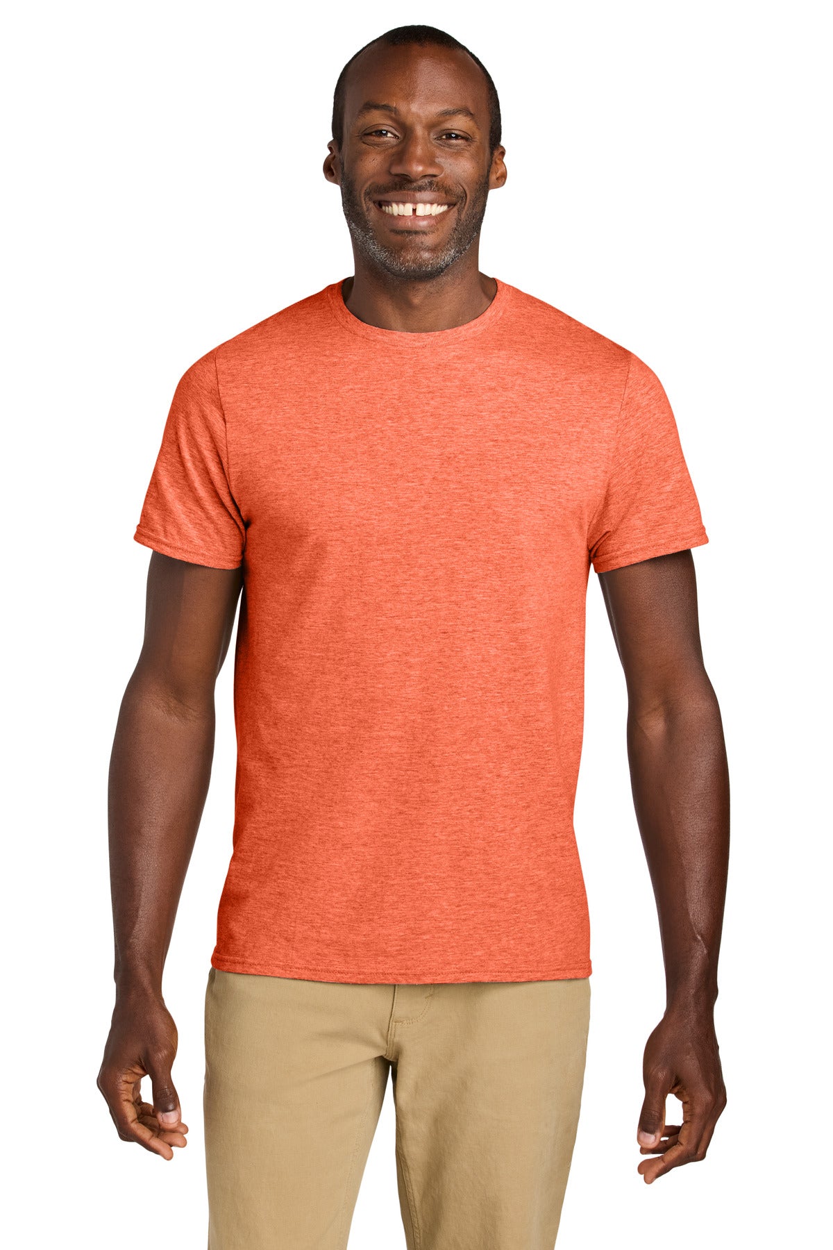 Jerzees Classics Unisex Cotton T-Shirt - Retro Heather Coral