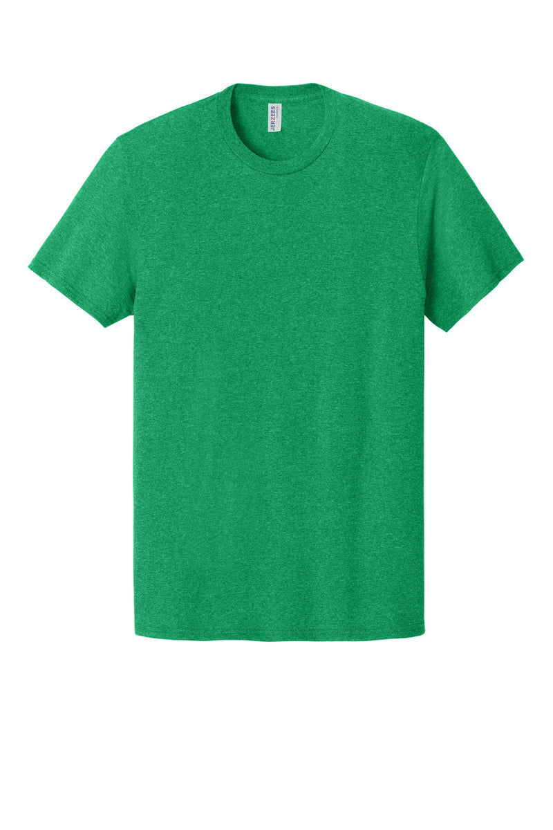 Jerzees Classics Unisex Cotton T-Shirt - Retro Heather Green