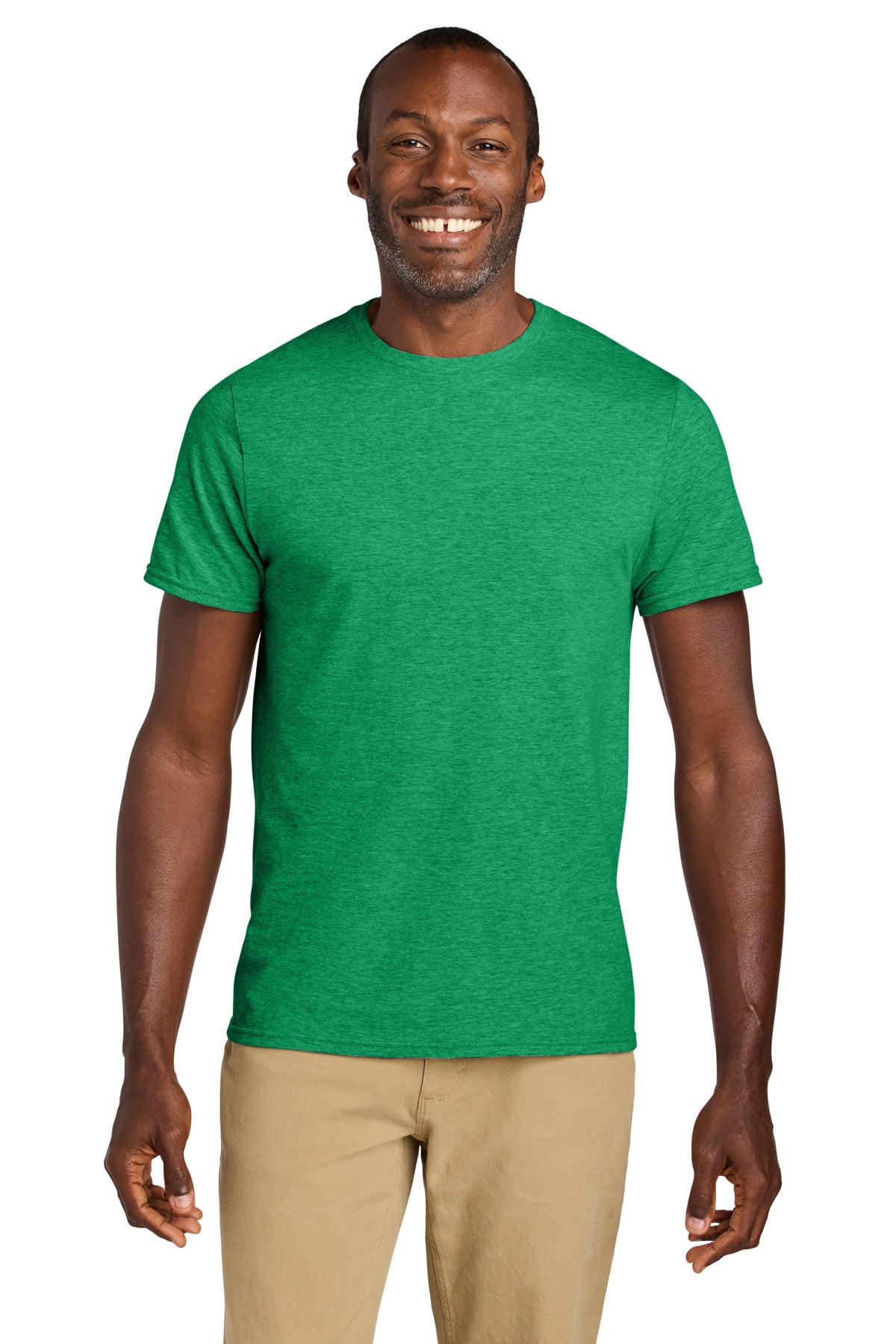 Jerzees Classics Unisex Cotton T-Shirt - Retro Heather Green