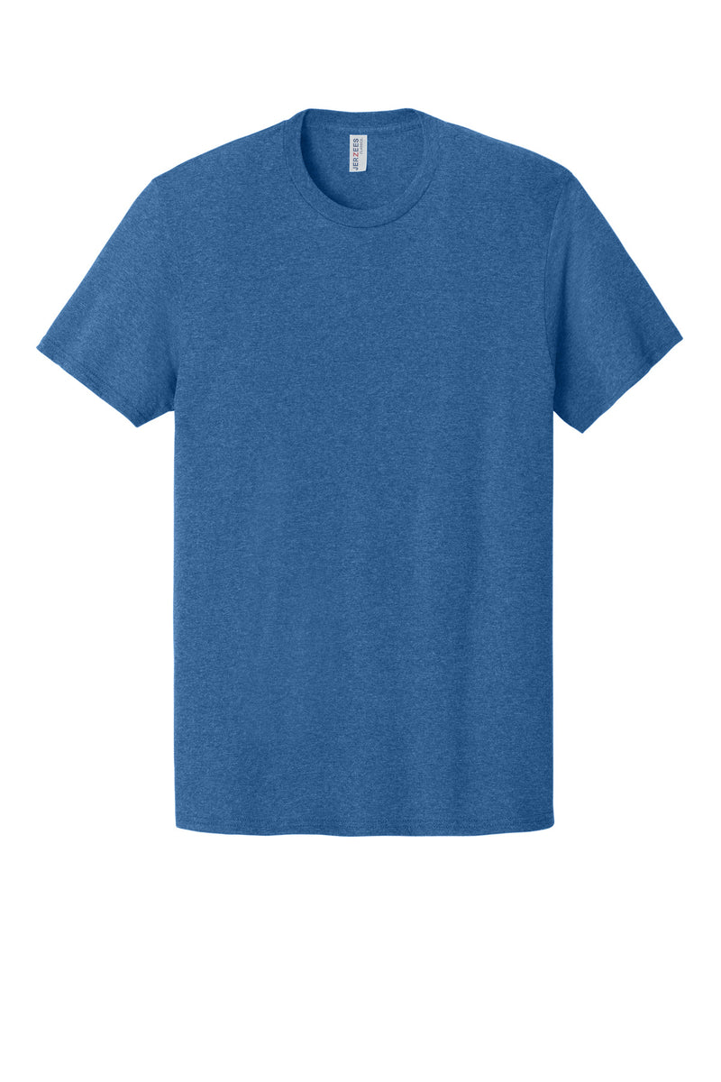Jerzees Classics Unisex Cotton T-Shirt - Retro Heather Royal