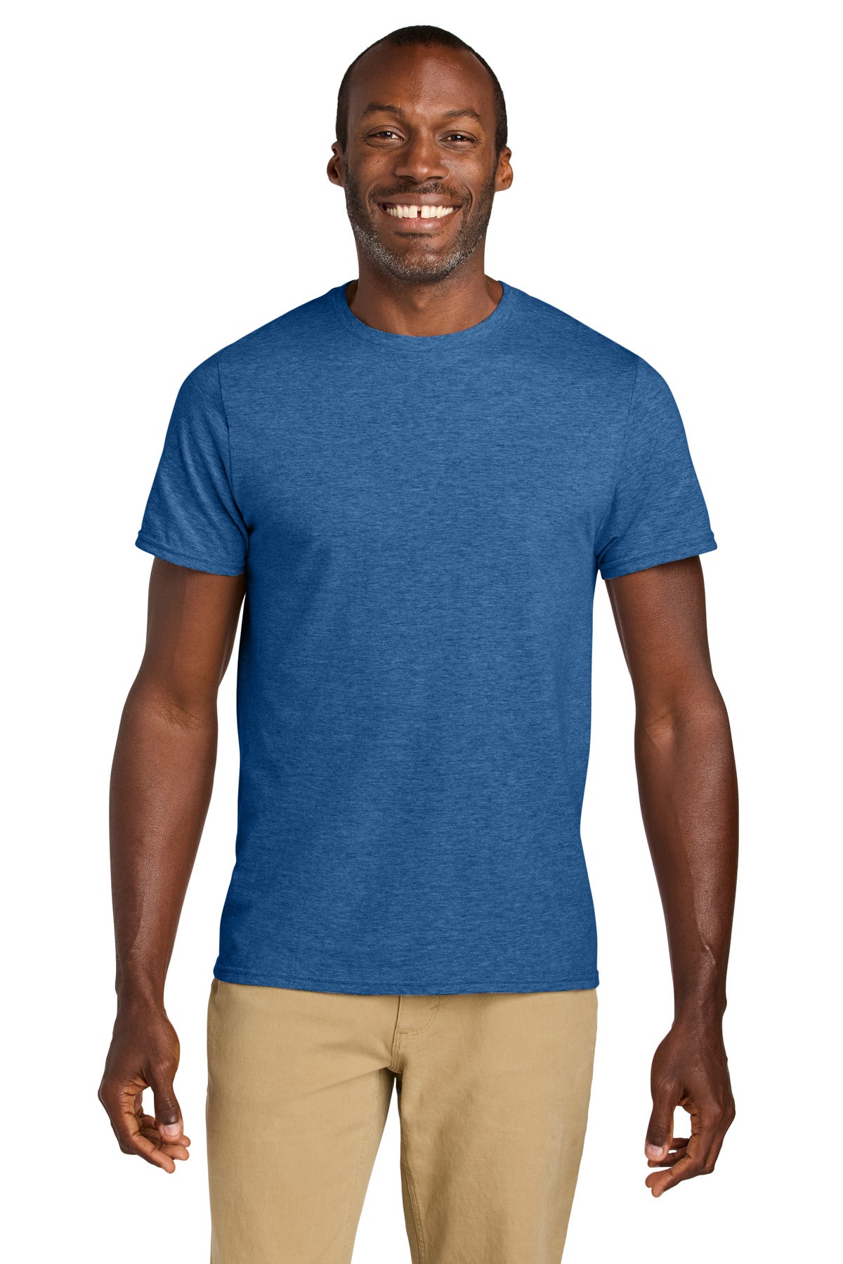 Jerzees Classics Unisex Cotton T-Shirt - Retro Heather Royal