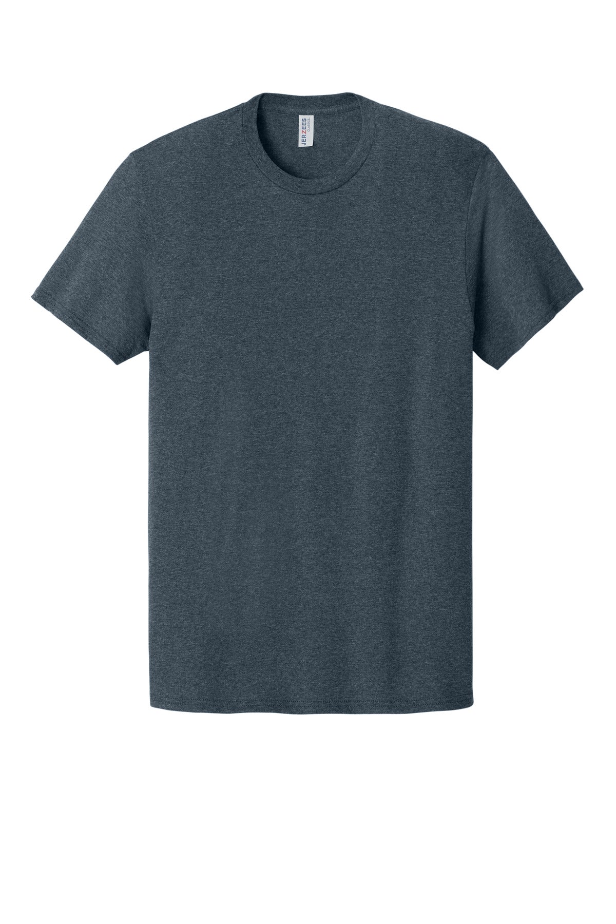 Jerzees Classics Unisex Cotton T-Shirt - Vintage Heather Navy