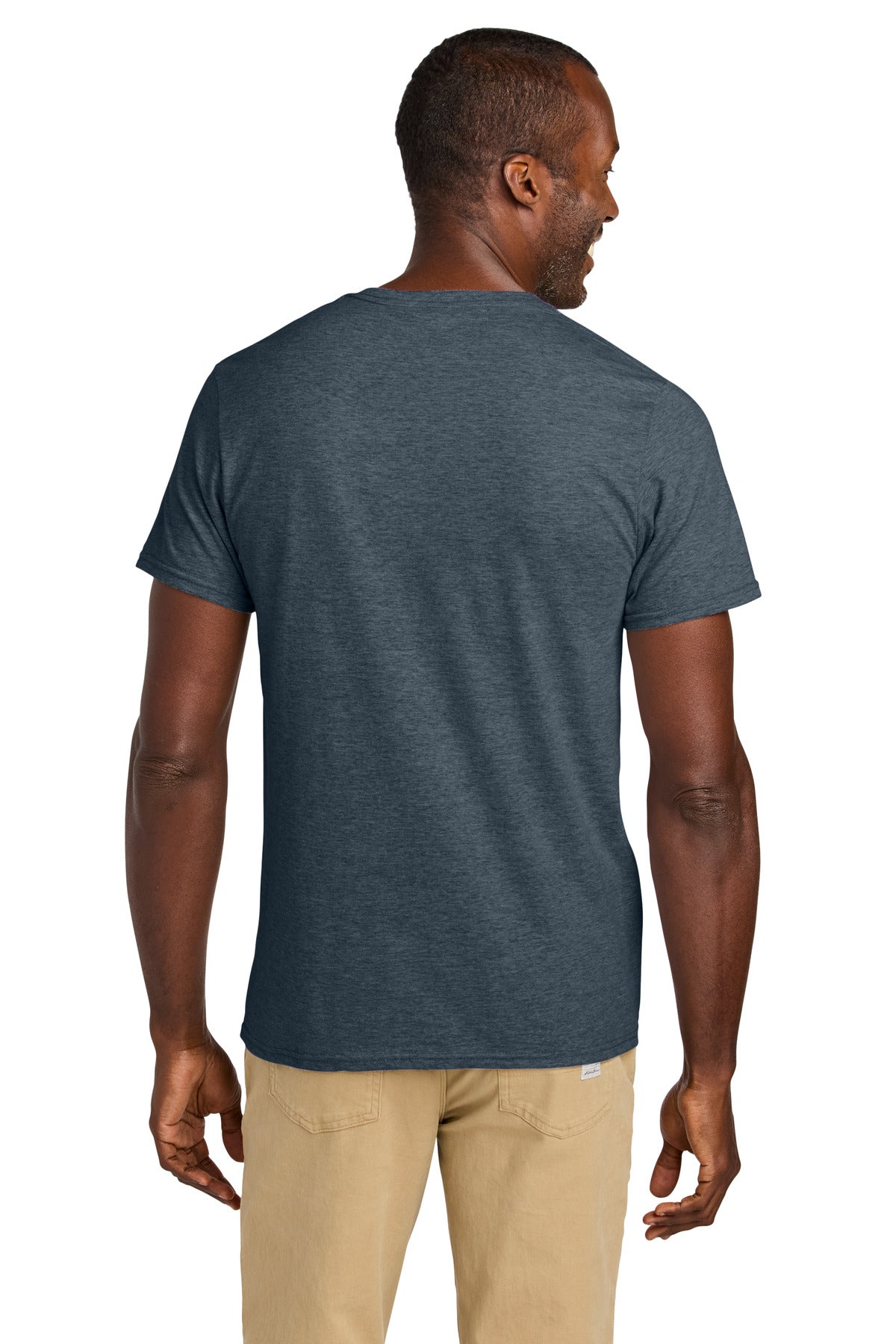 Jerzees Classics Unisex Cotton T-Shirt - Vintage Heather Navy