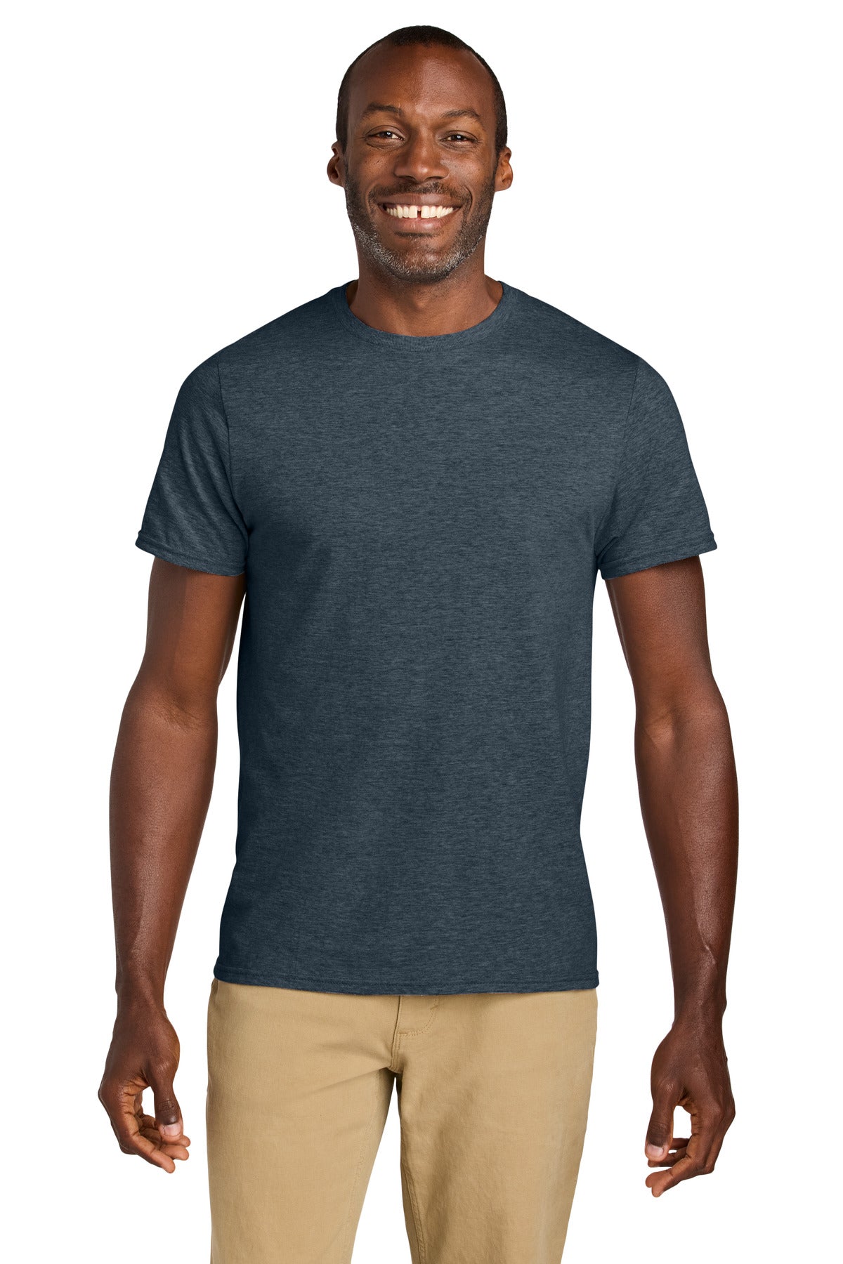 Jerzees Classics Unisex Cotton T-Shirt - Vintage Heather Navy