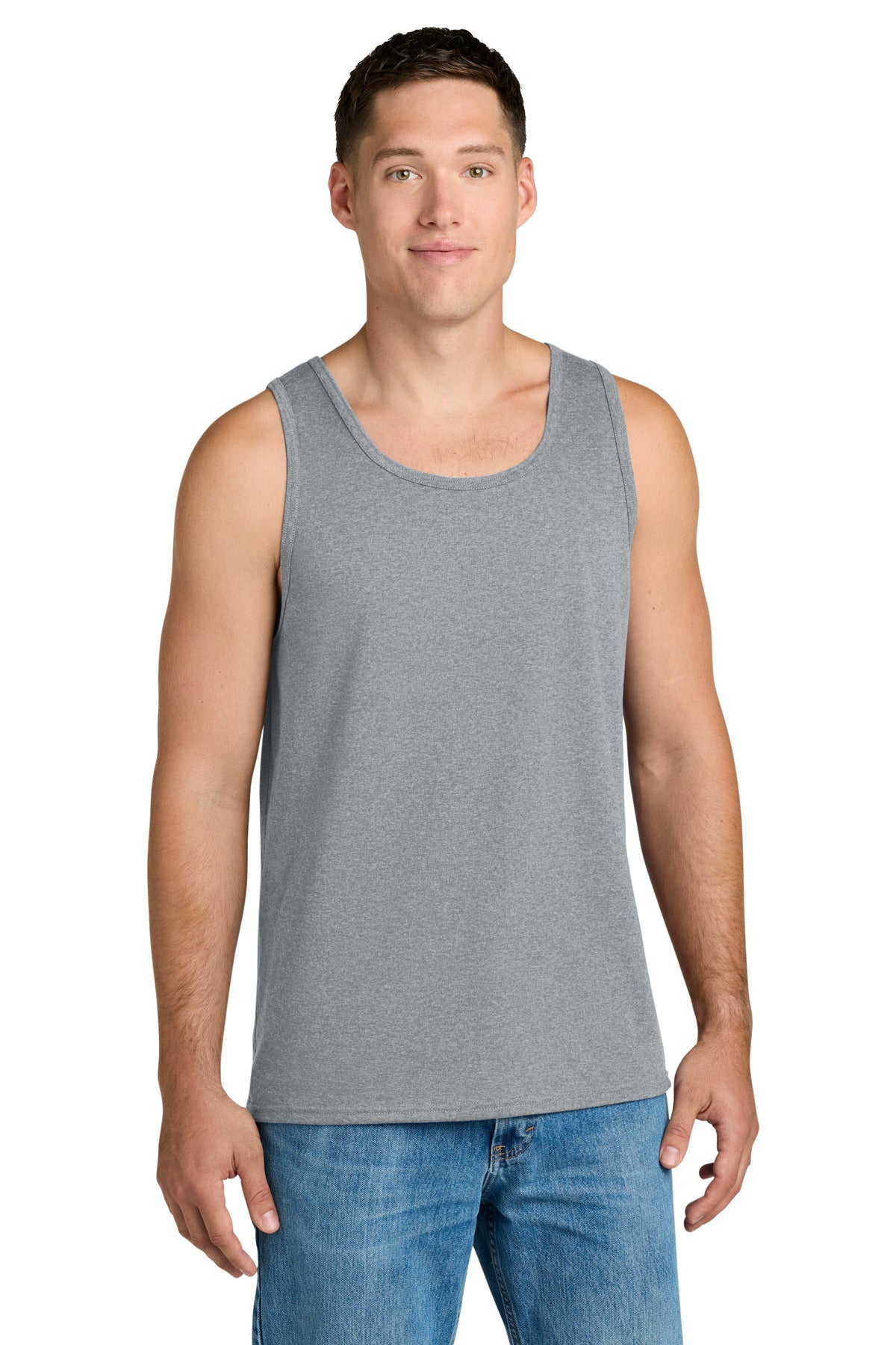 Jerzees Classics Unisex Cotton Tank - Athletic Heather