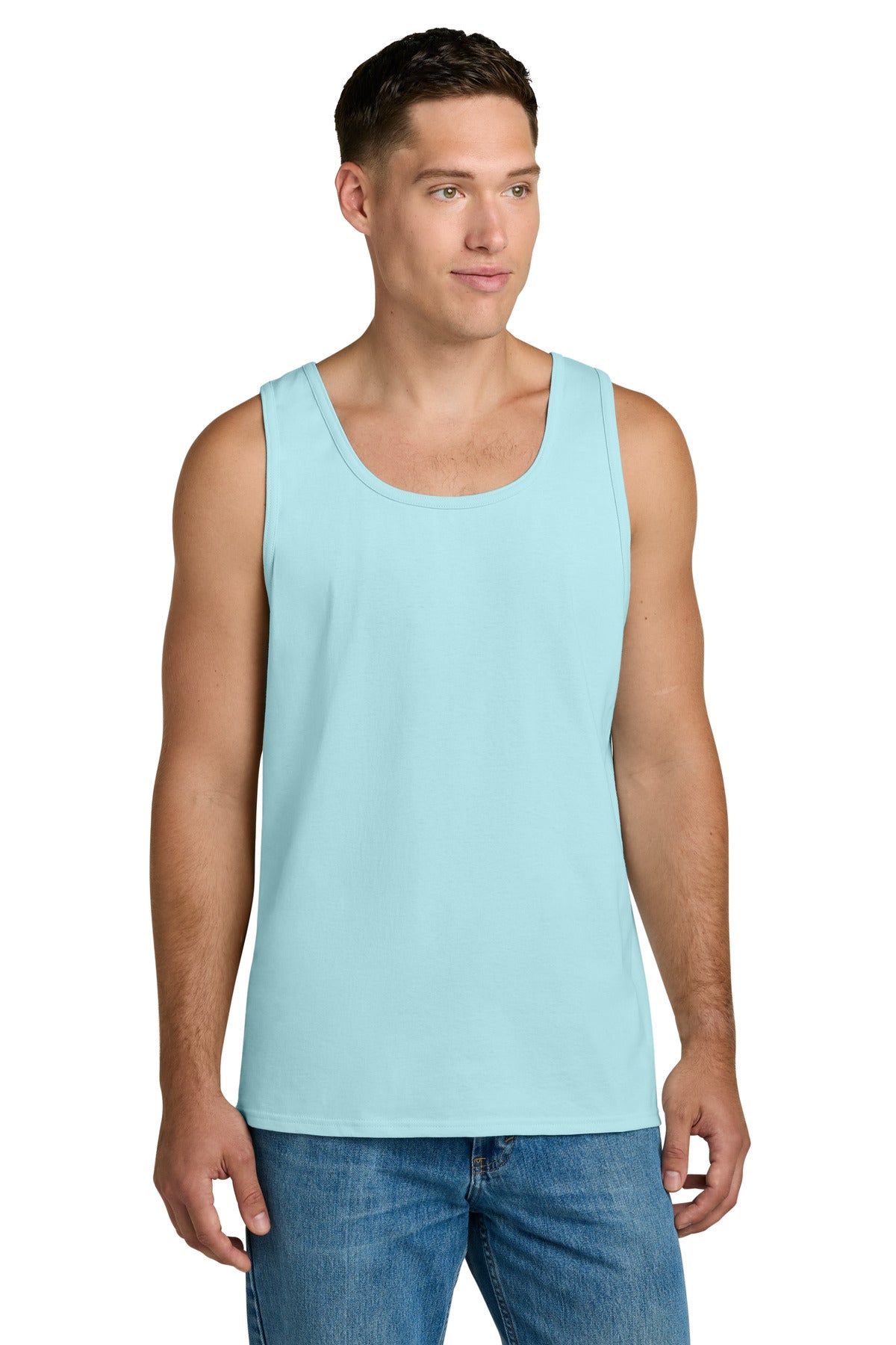 Jerzees Classics Unisex Cotton Tank - Breezy Blue