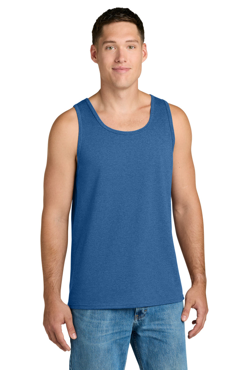 Jerzees Classics Unisex Cotton Tank - Retro Heather Royal