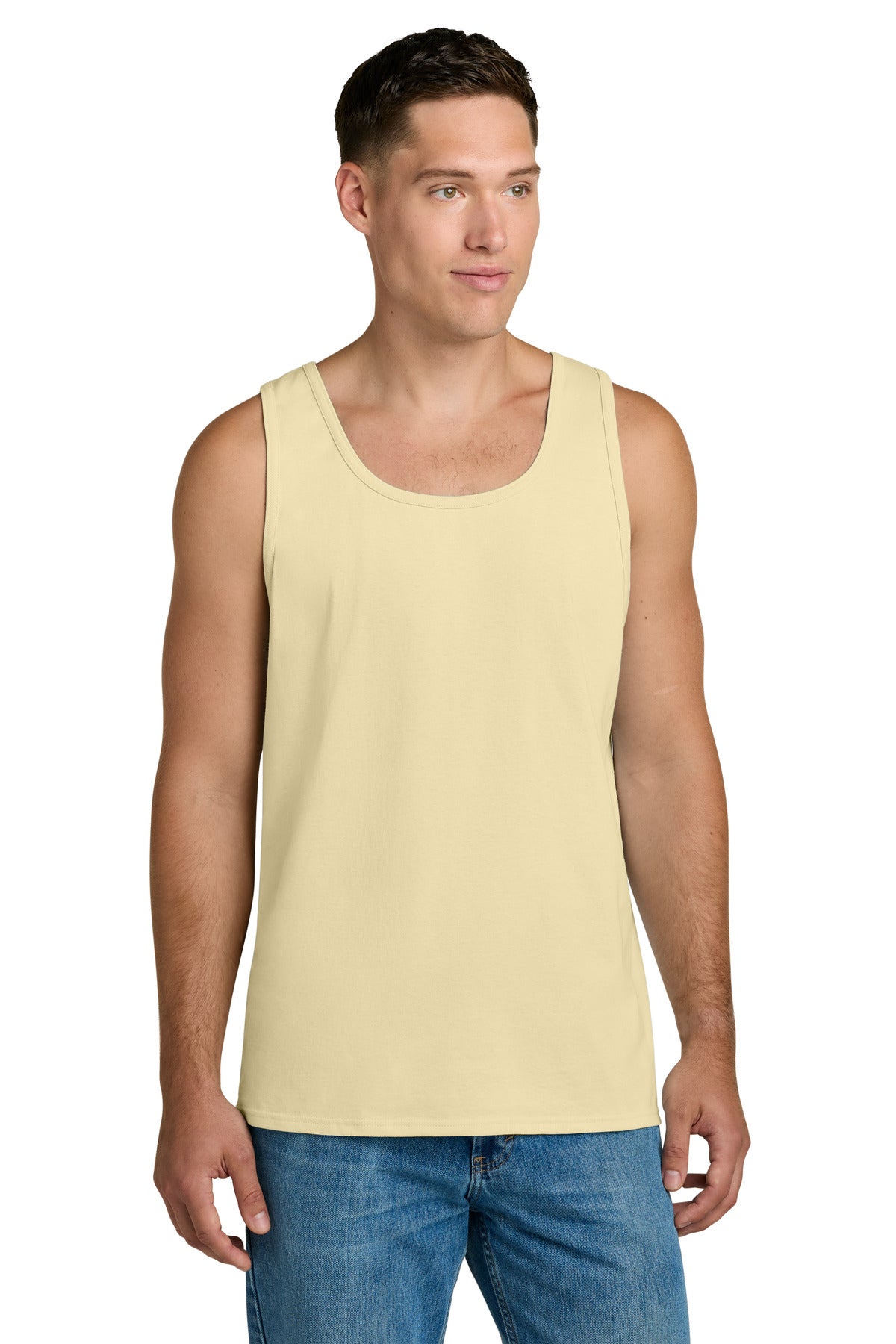 Jerzees Classics Unisex Cotton Tank - Surf Yellow