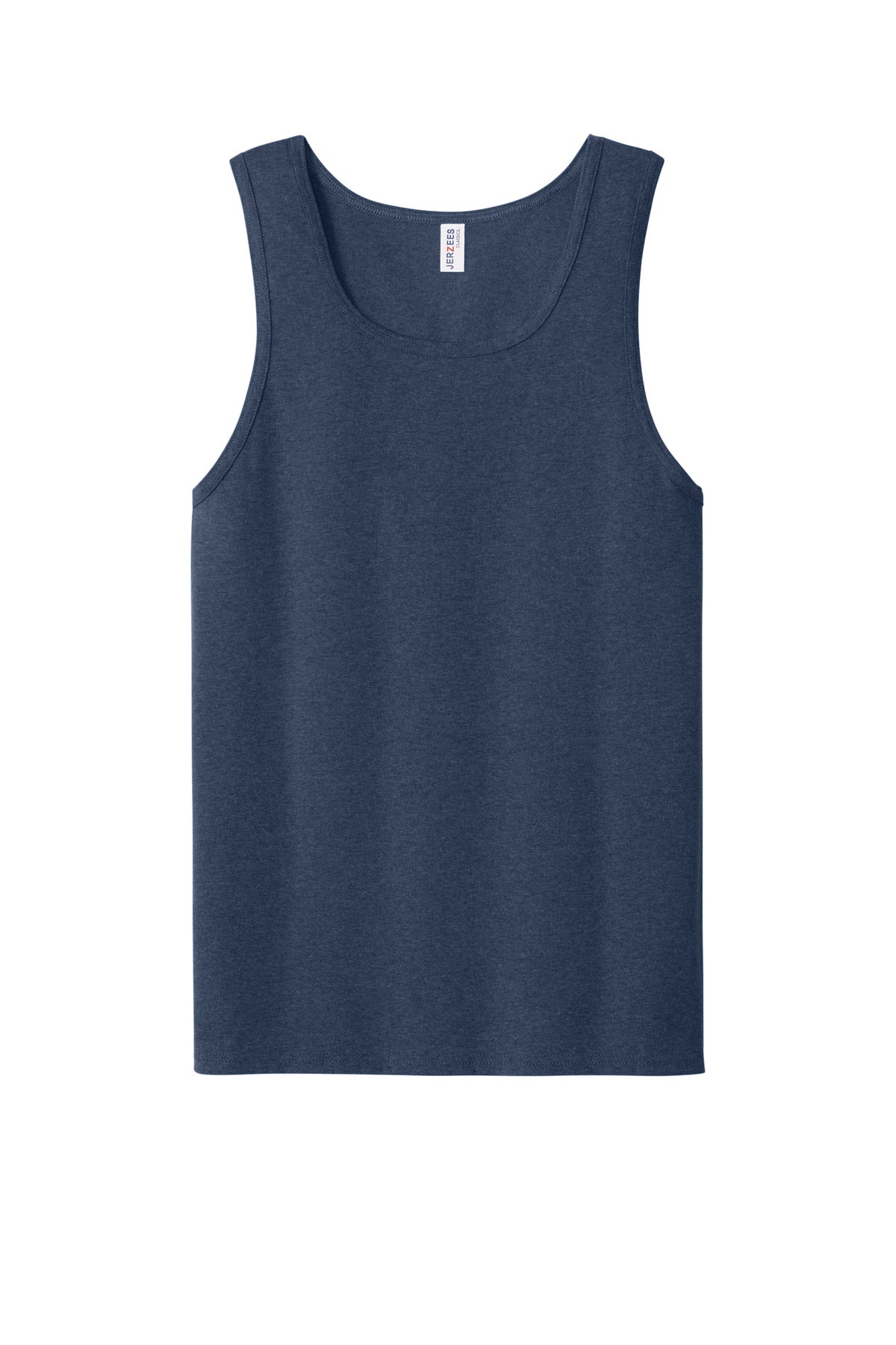 Jerzees Classics Unisex Cotton Tank - Vintage Heather Navy