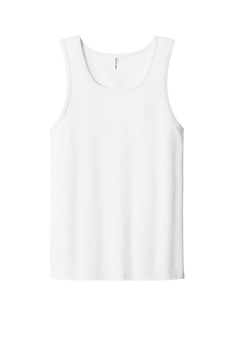 Jerzees Classics Unisex Cotton Tank - White