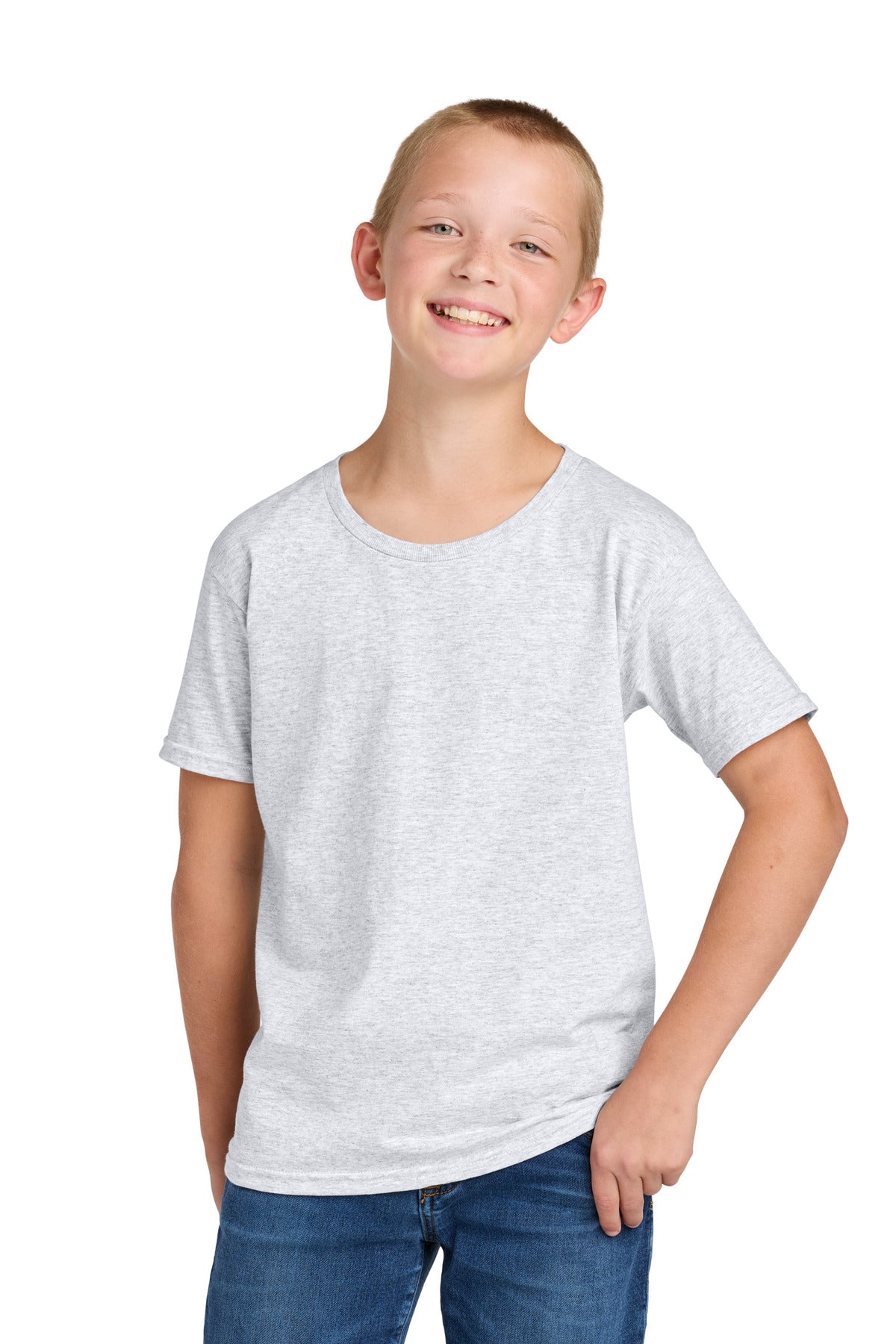 Jerzees Classics Youth Cotton T-Shirt - Ash