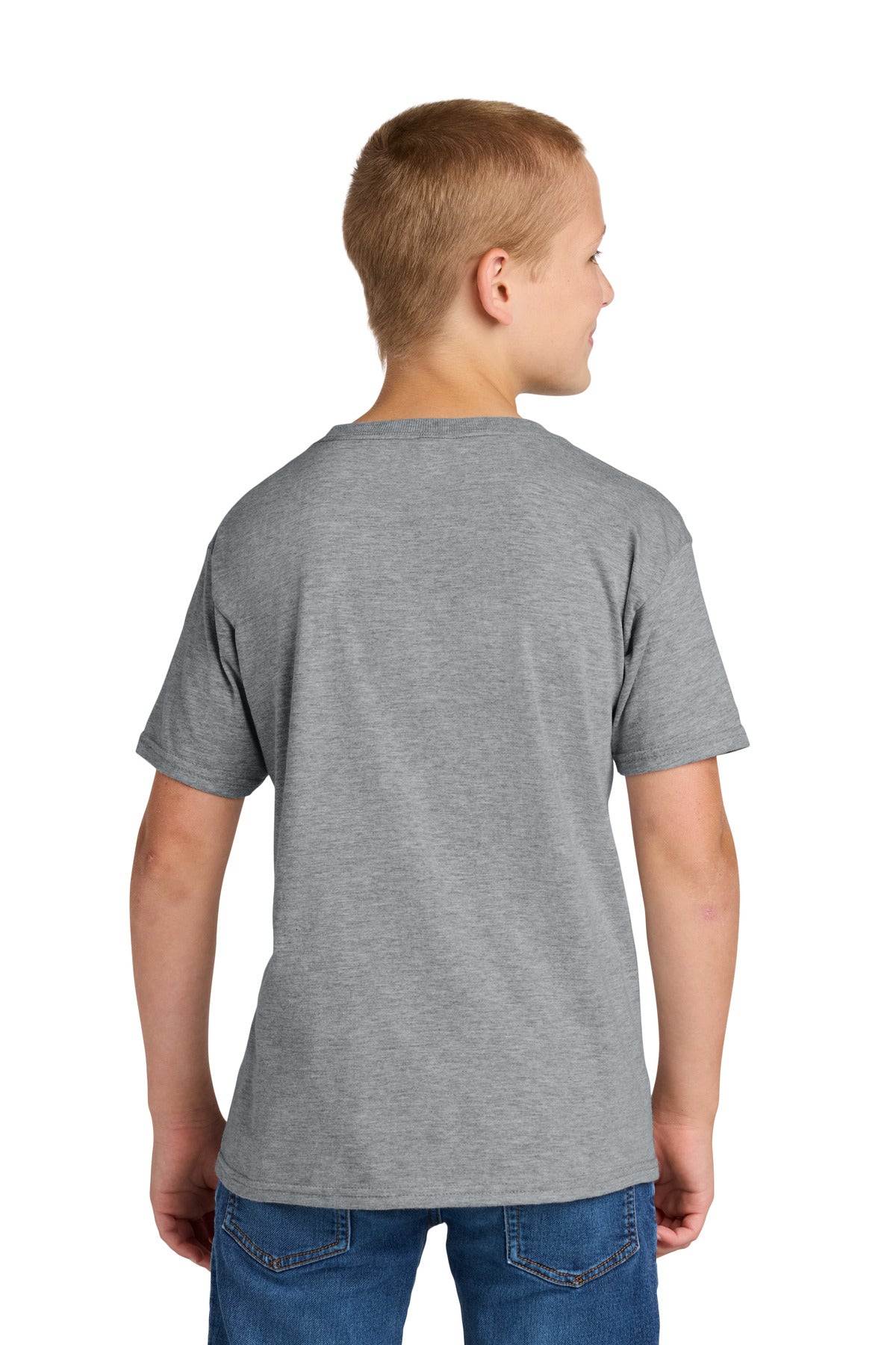 Jerzees Classics Youth Cotton T-Shirt - Athletic Heather