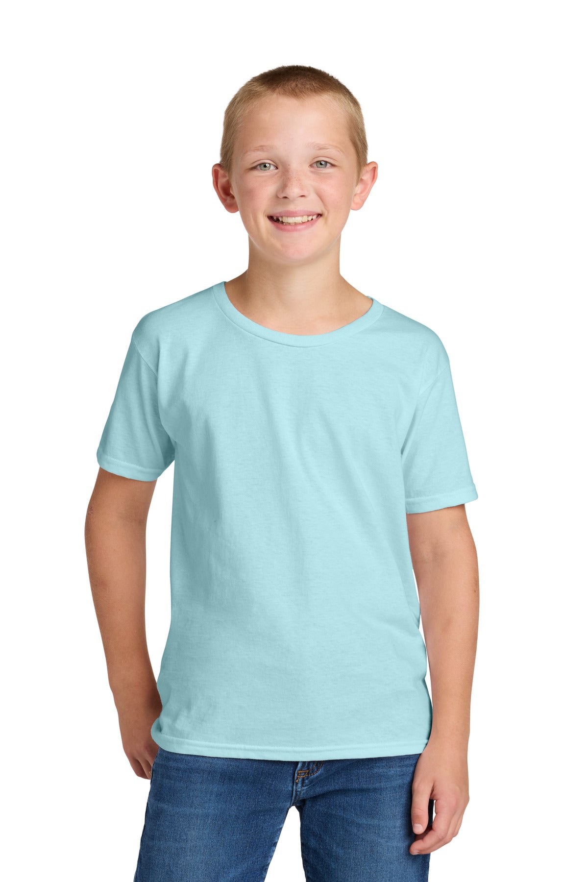 Jerzees Classics Youth Cotton T-Shirt - Breezy Blue