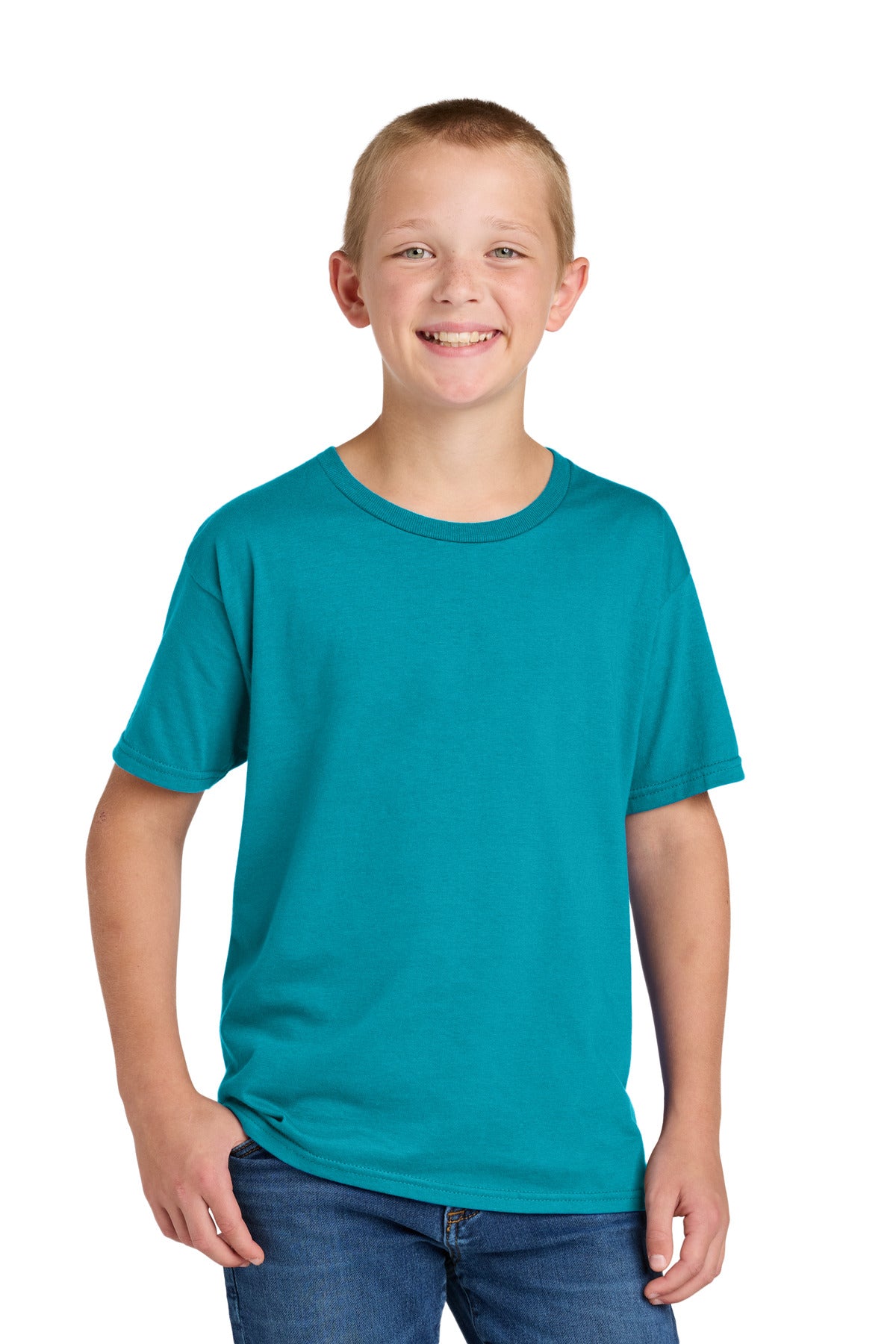 Jerzees Classics Youth Cotton T-Shirt - California Blue